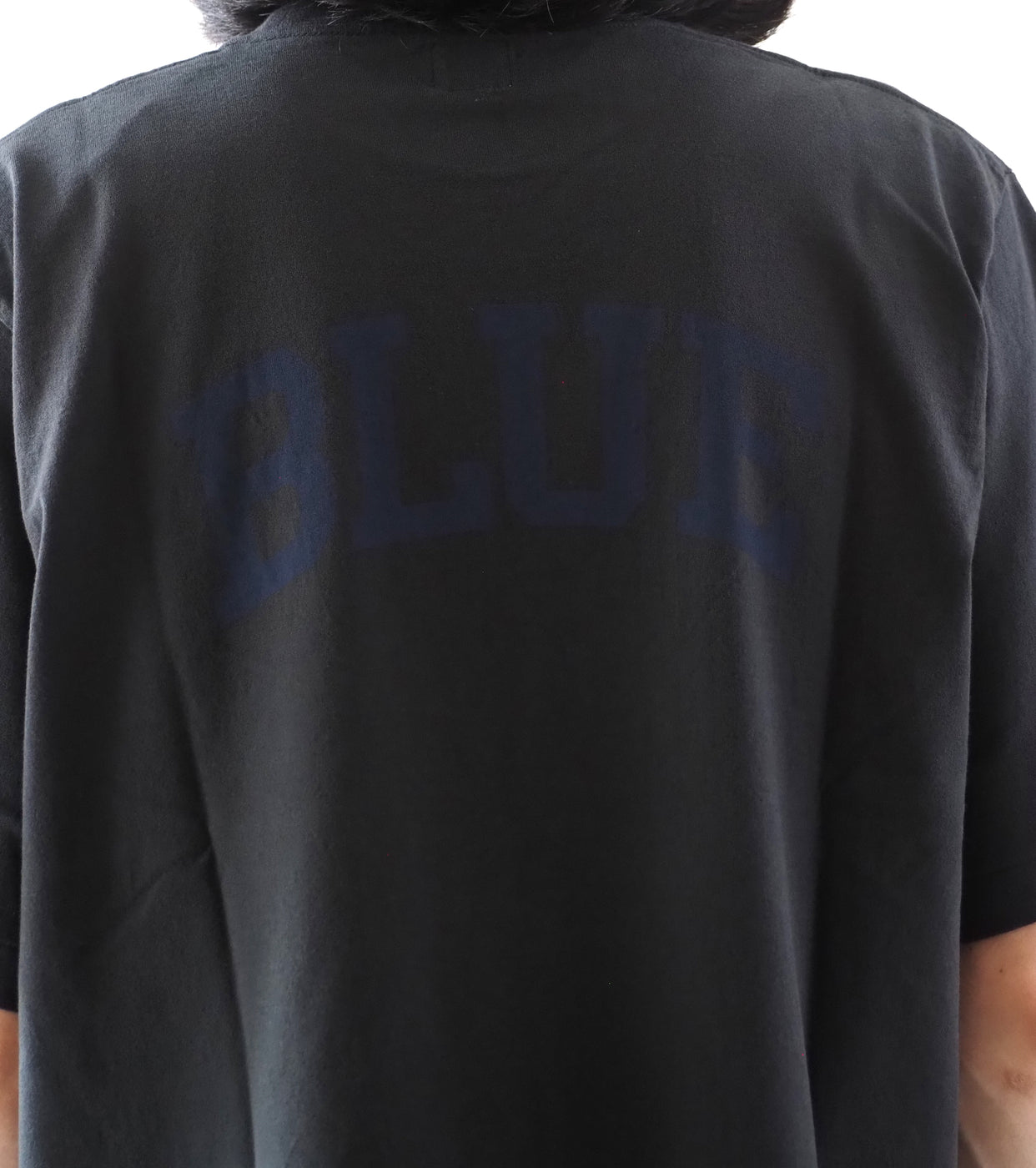 blurhms ROOT STOCK Navyblue Printed Tee shirt Standard ,Ink Black