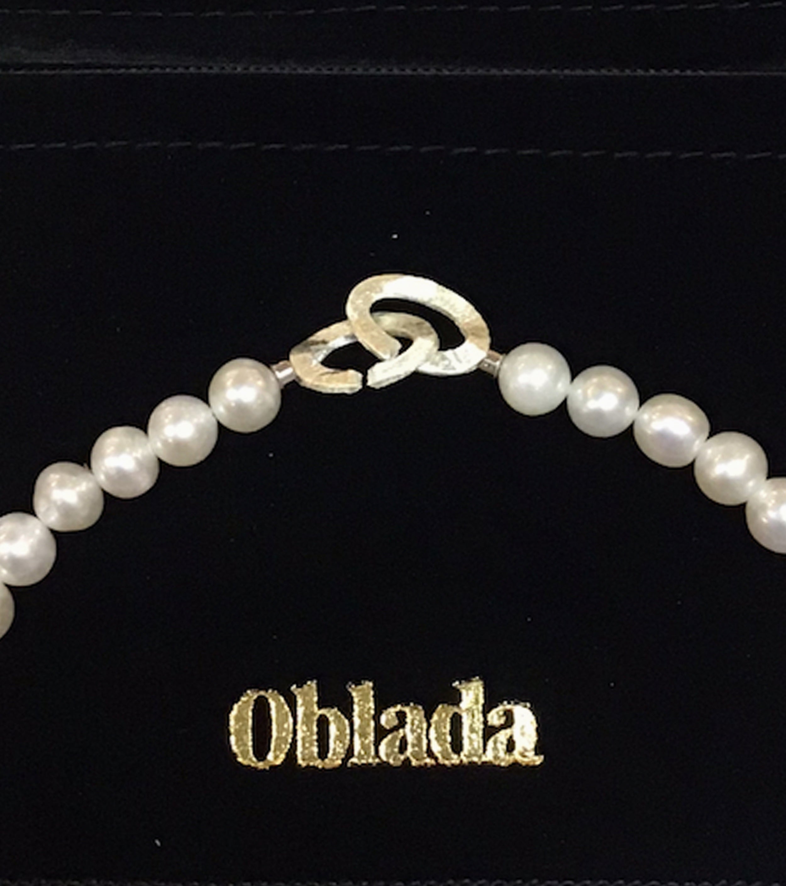 Oblada  PEARL NECKLACE, White