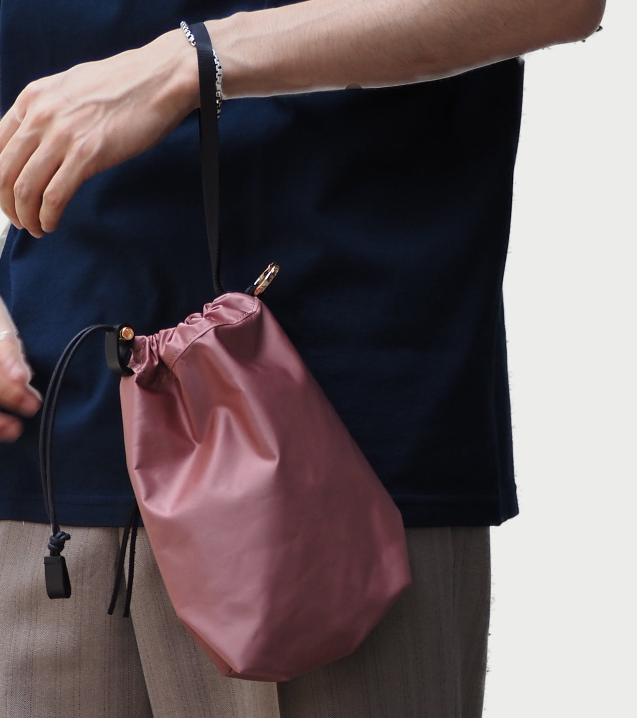 Texnh CLASSIC DRAWSTRING POUCH , Pink