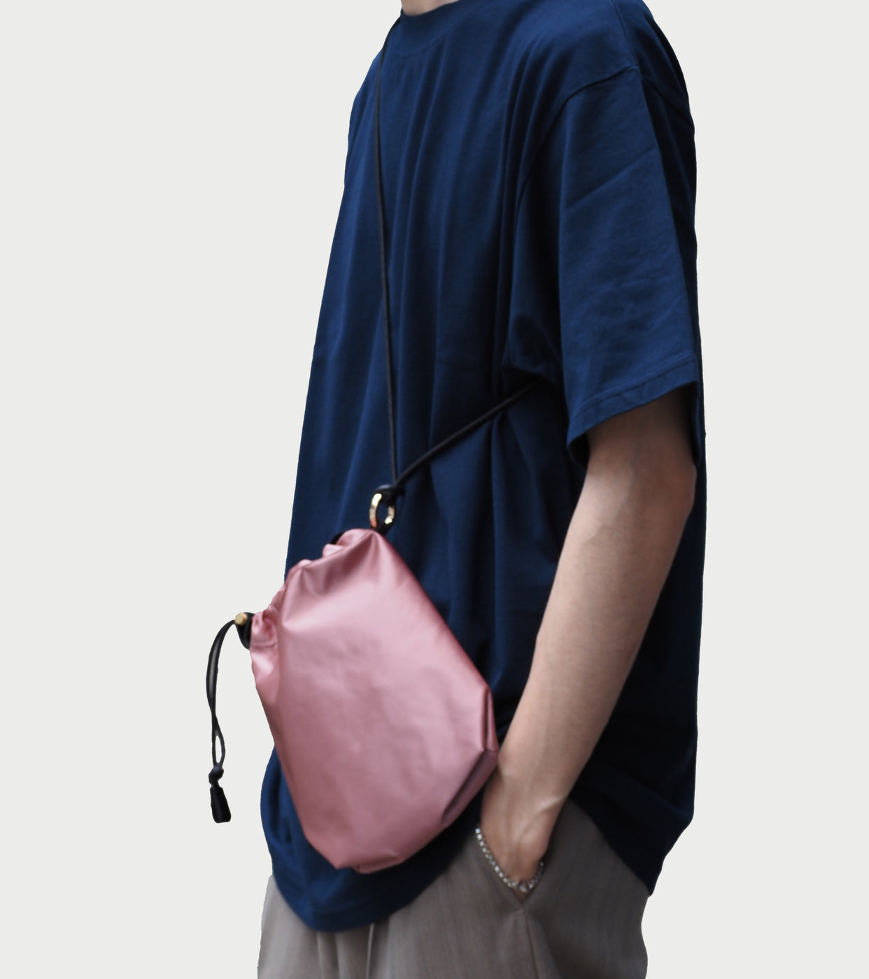 Texnh CLASSIC DRAWSTRING POUCH , Pink