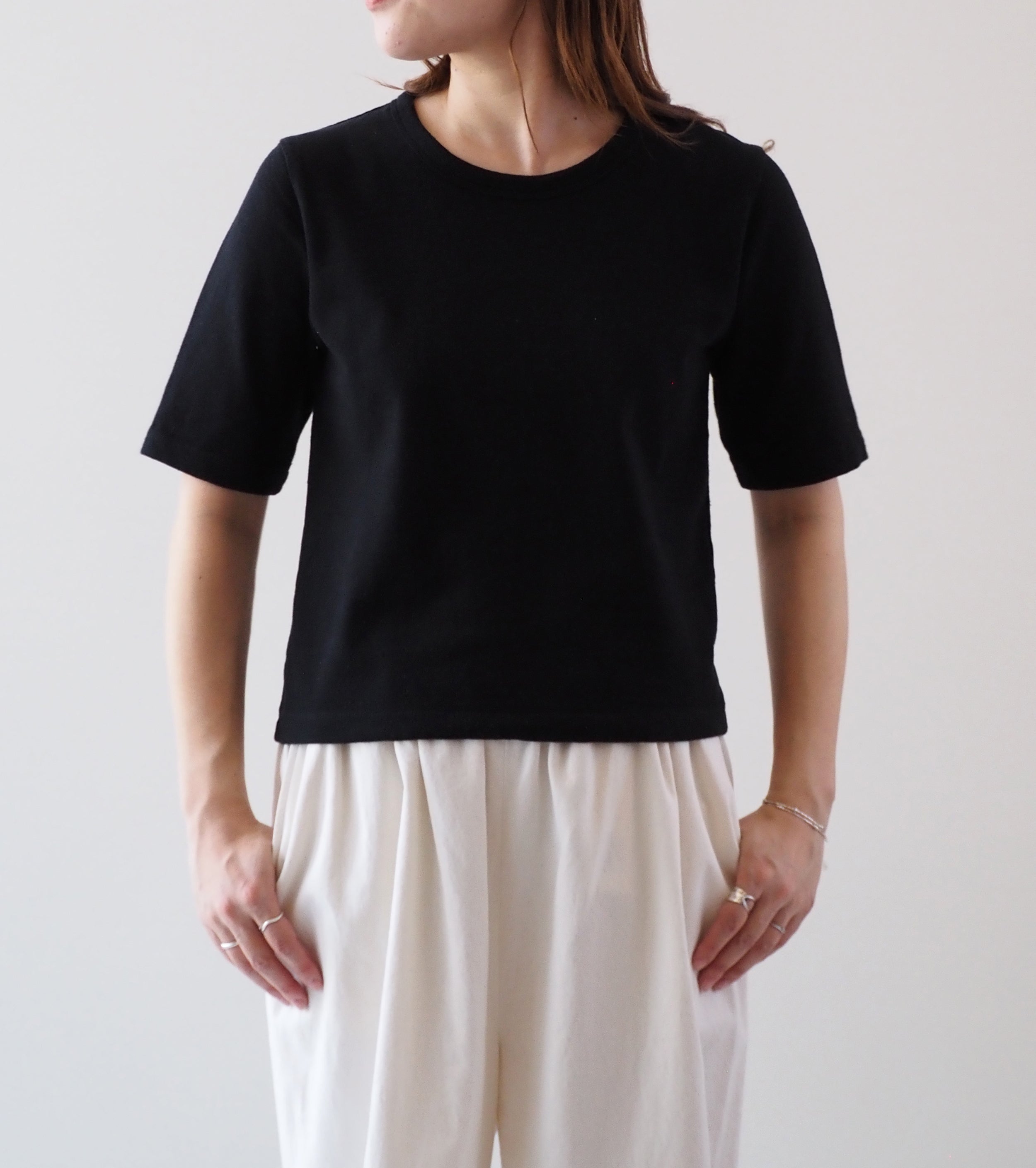 blurhms SilkCotton Footballteeコットンシルクネップ blurhms Silk Cotton Football Tee