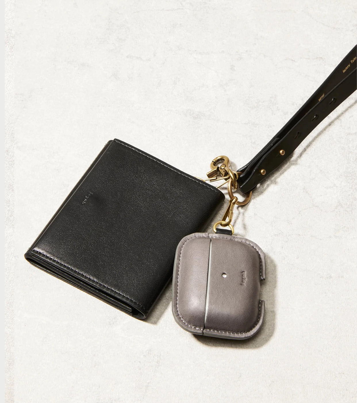 Texnh LEATHER STRAP , Black