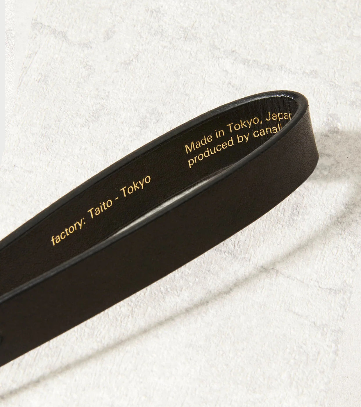 Texnh LEATHER STRAP , Black
