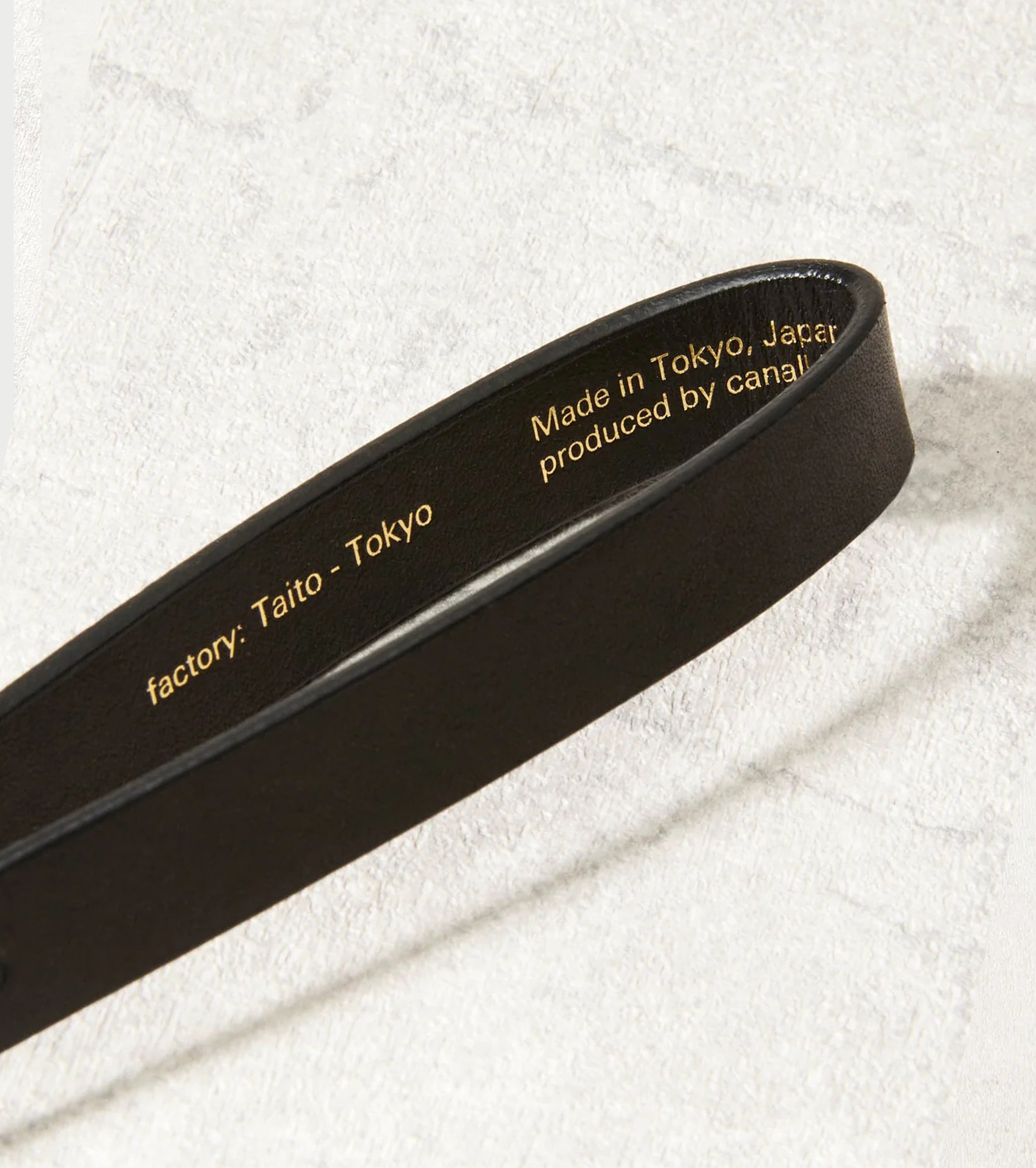 Texnh LEATHER STRAP , Black