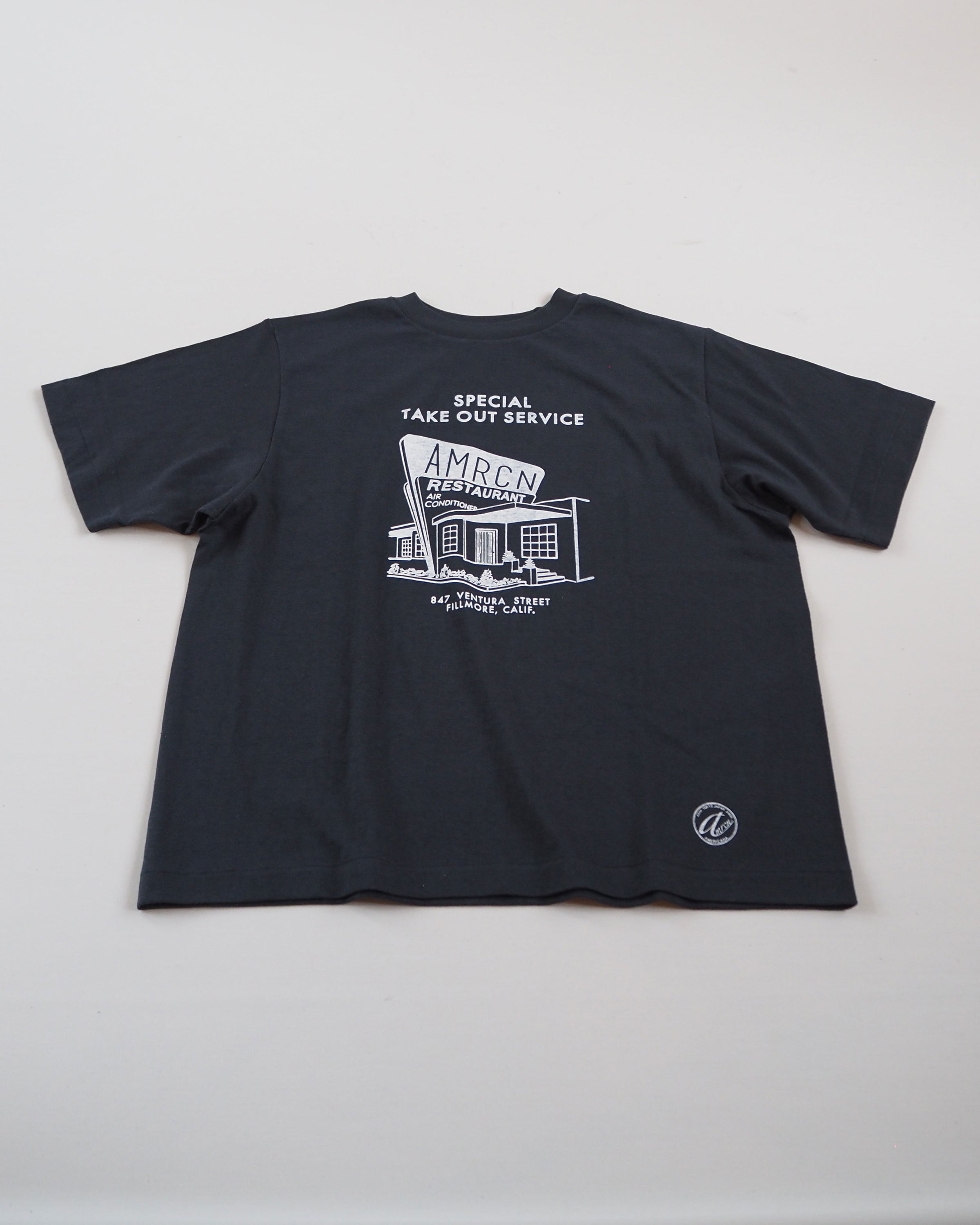 Souvenir Print Seamless Tee Shirt, Sumikuro
