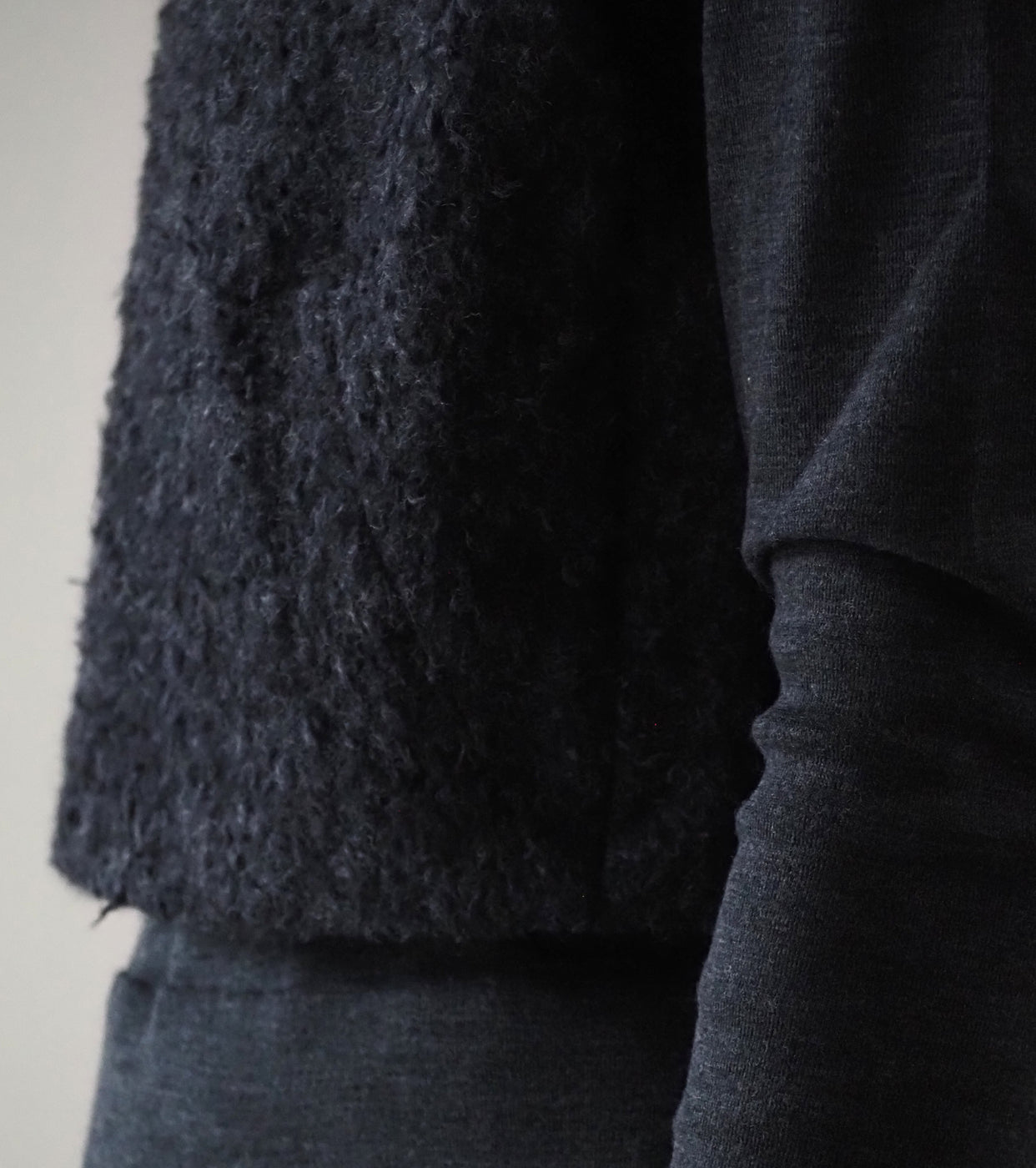 blurhms Brushed Wool Vest,Heather Charcoal