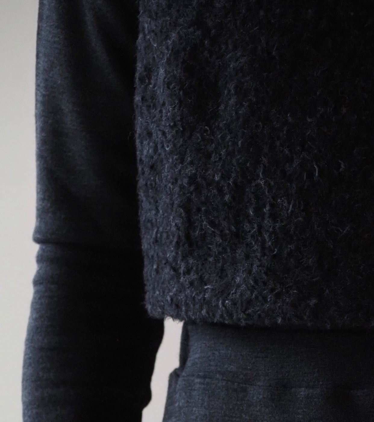 blurhms Brushed Wool Vest,Heather Charcoal