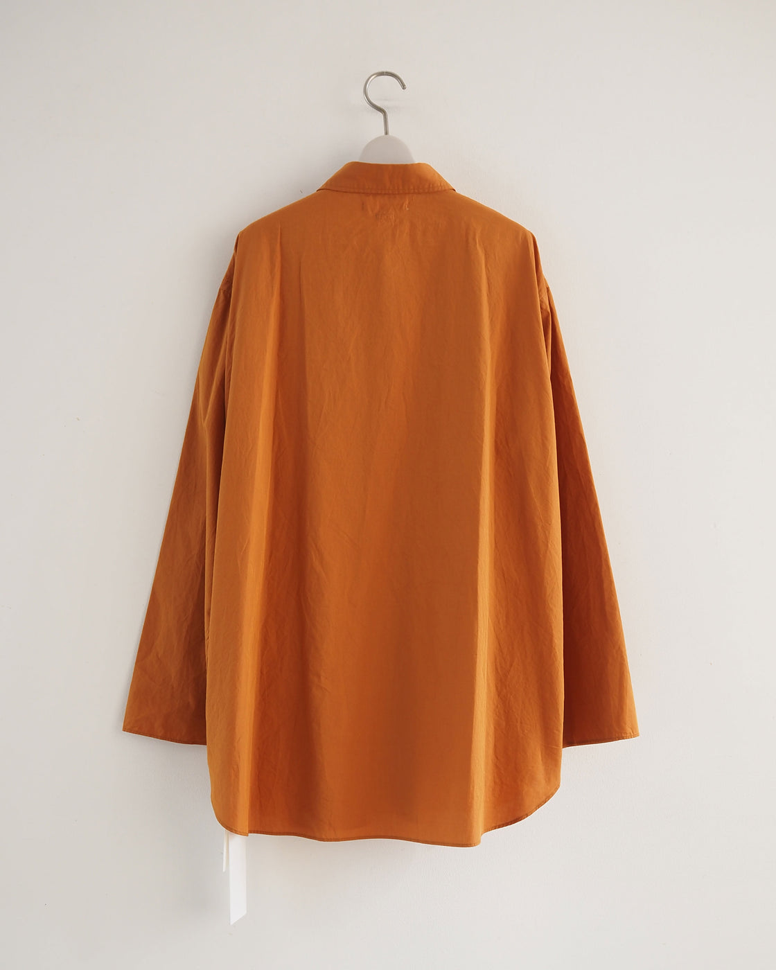 Chambray Cuffless Shirt, Terracotta