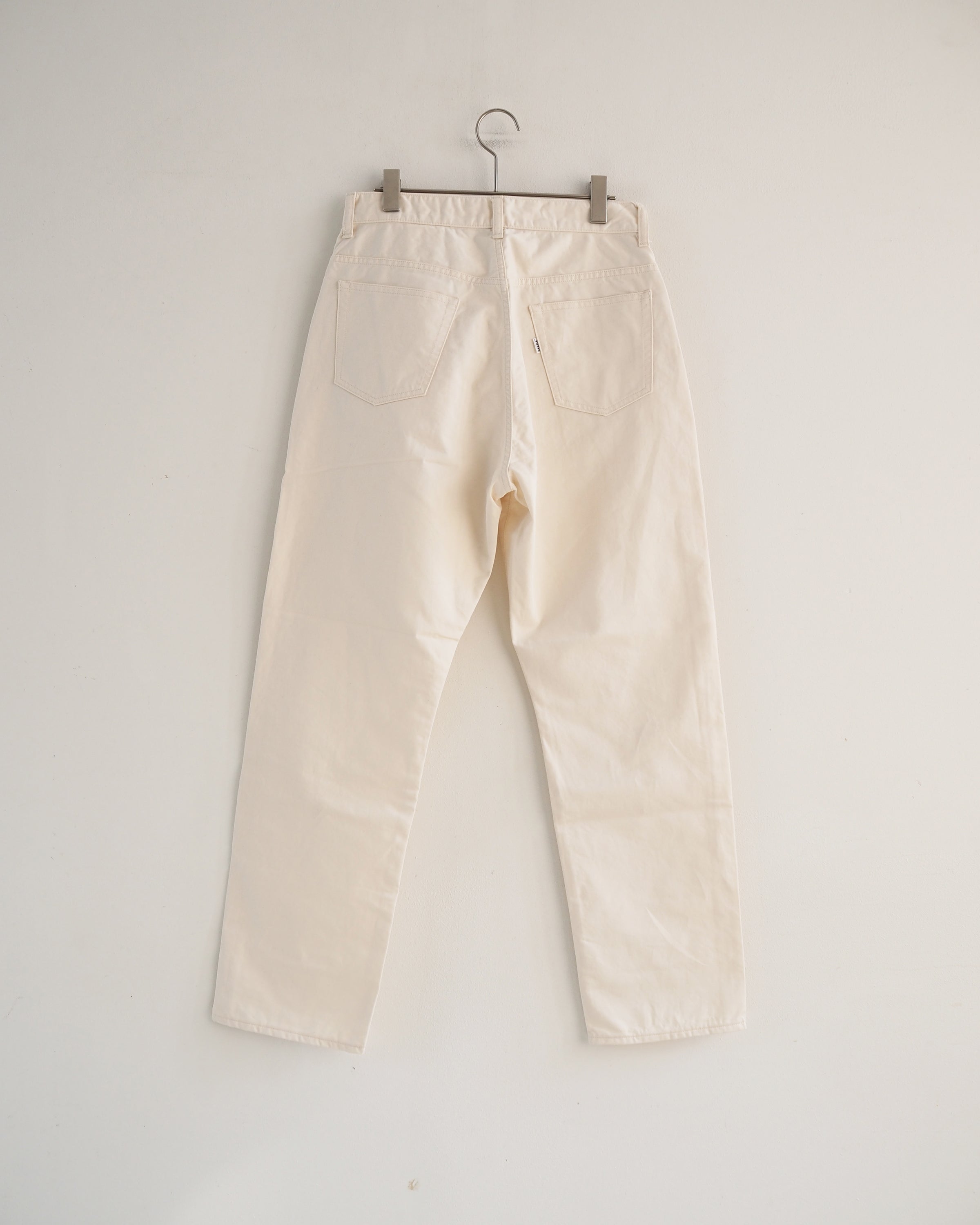 Wide tapered pants, Natural