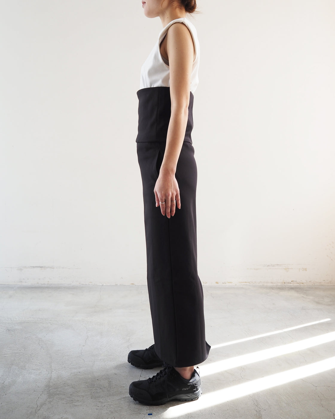 Pencil Two Way Skirt, Charcoal