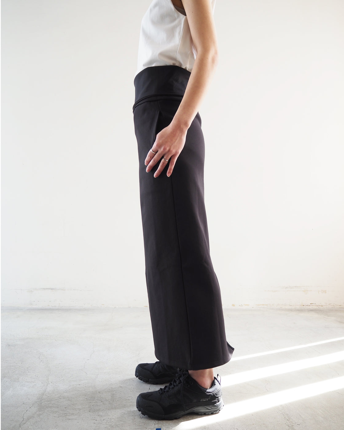 Pencil Two Way Skirt, Charcoal