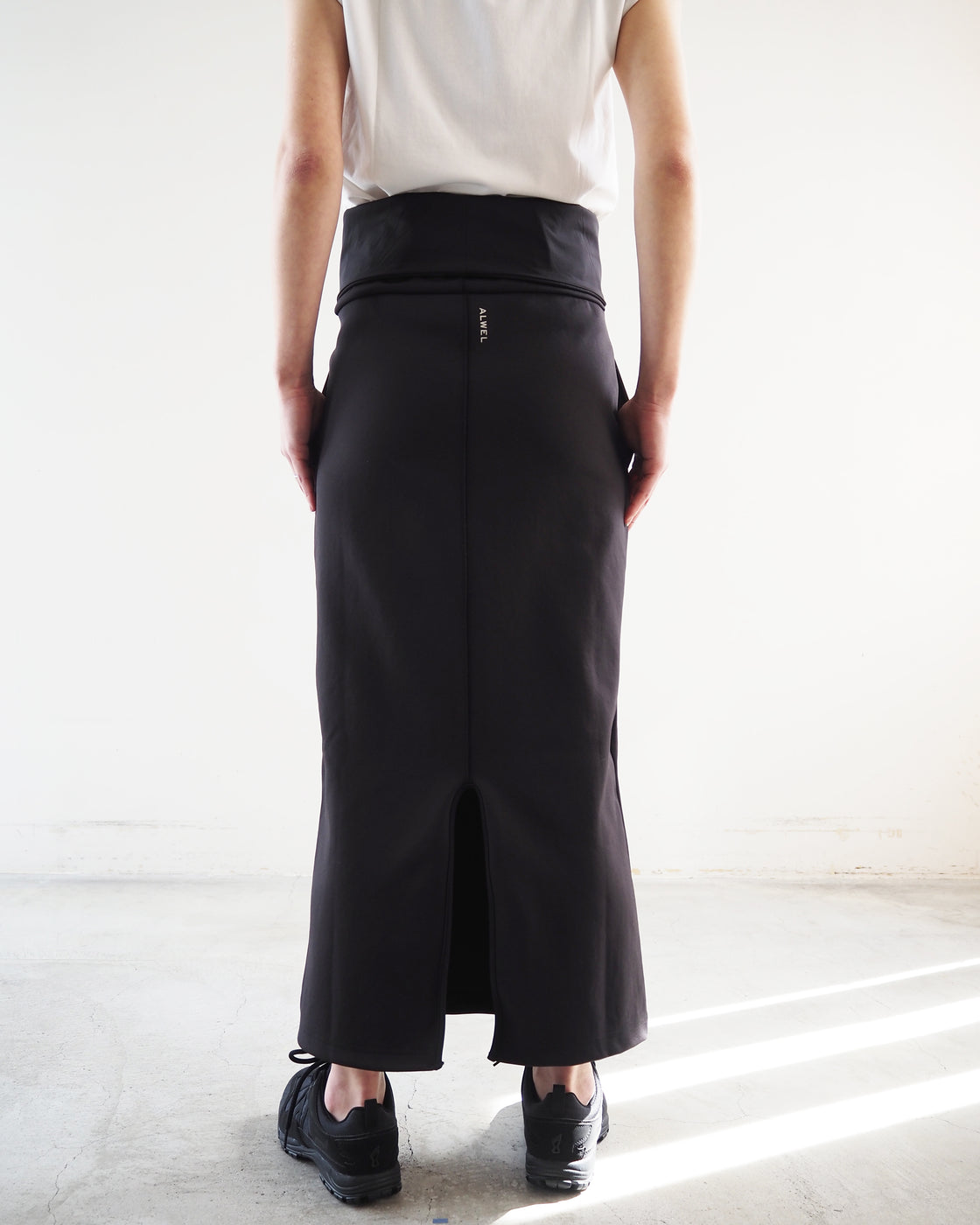 Pencil Two Way Skirt, Charcoal