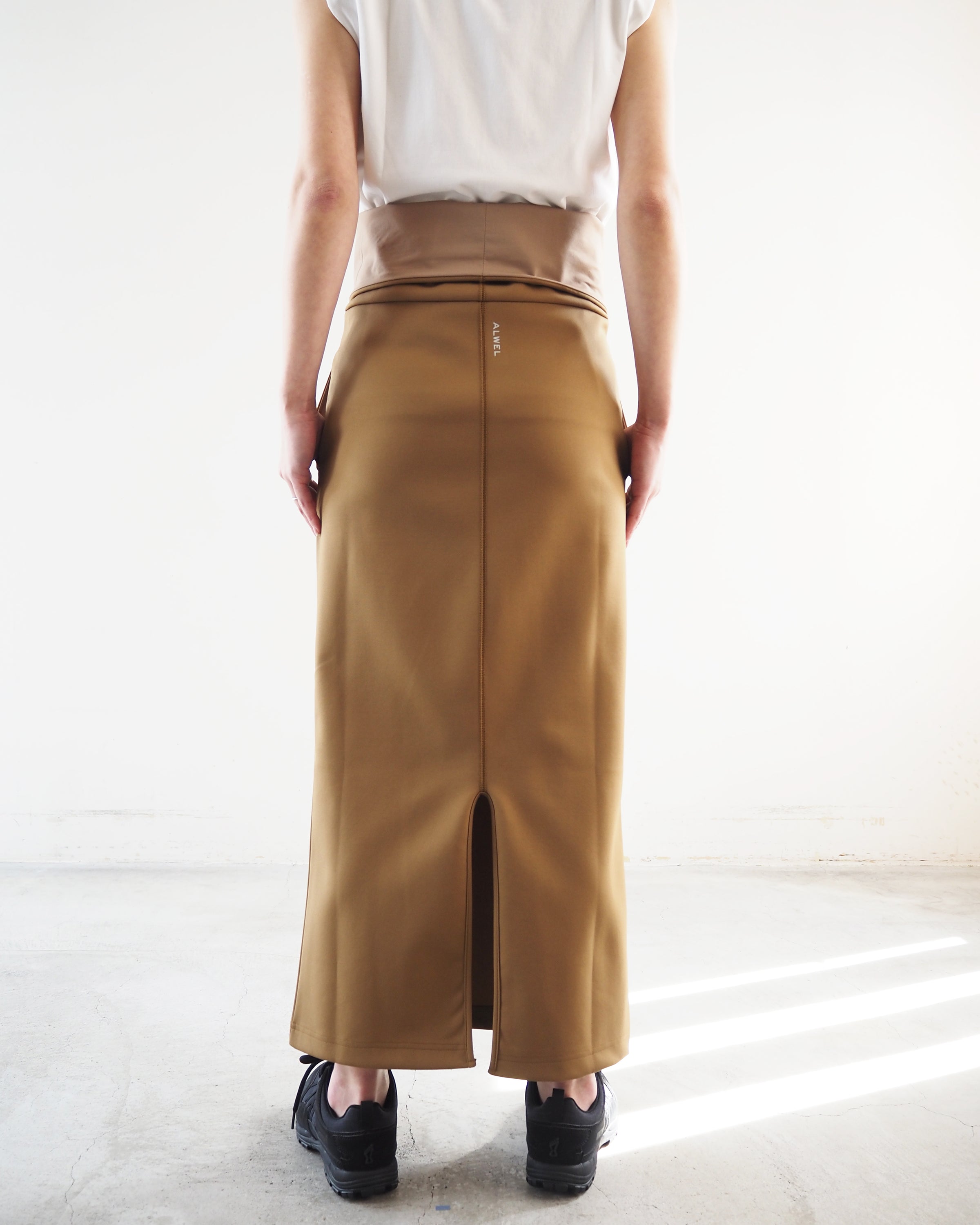 Pencil Two Way Skirt, Mustard