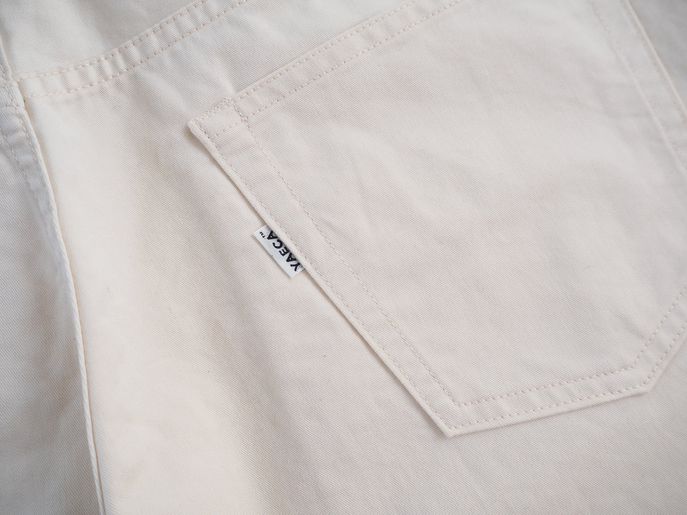 Wide tapered pants, Natural