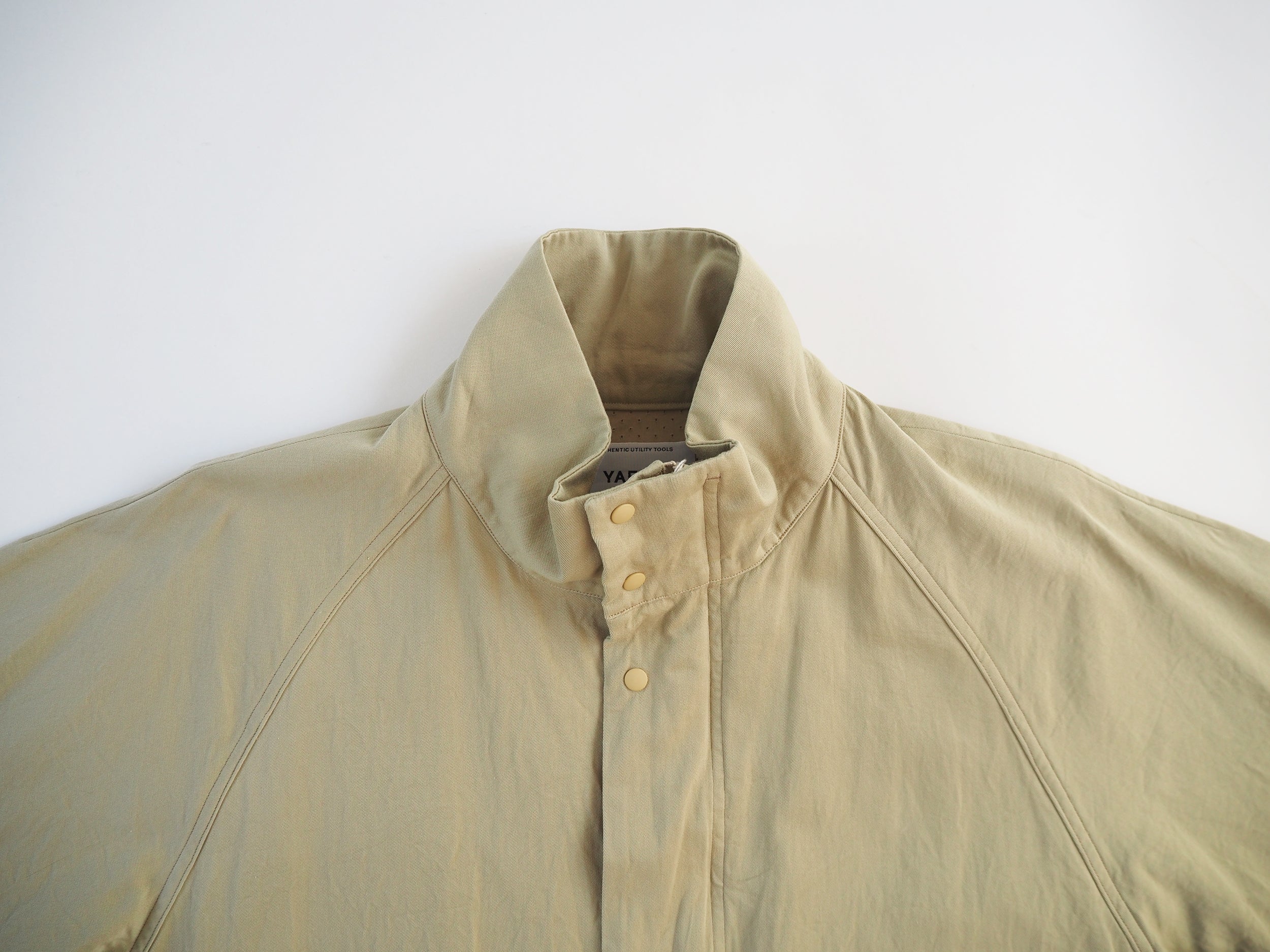 Zip coat stand collar, Beige