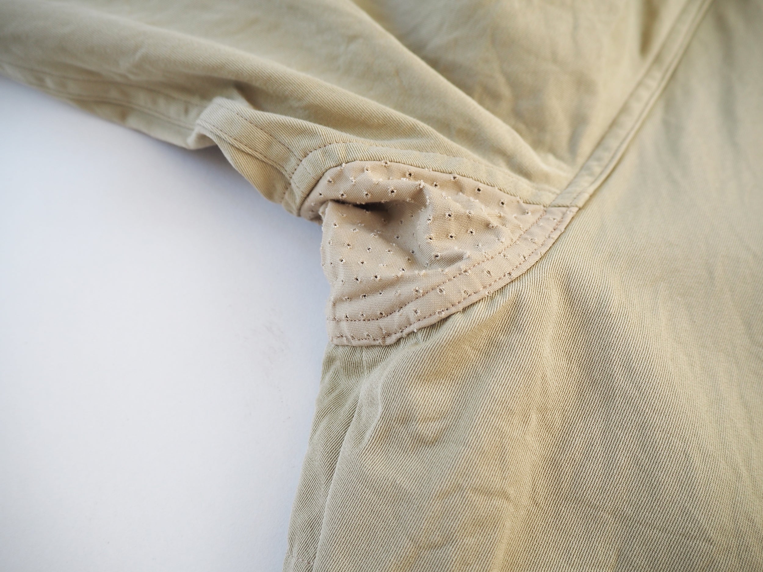 Zip coat stand collar, Beige