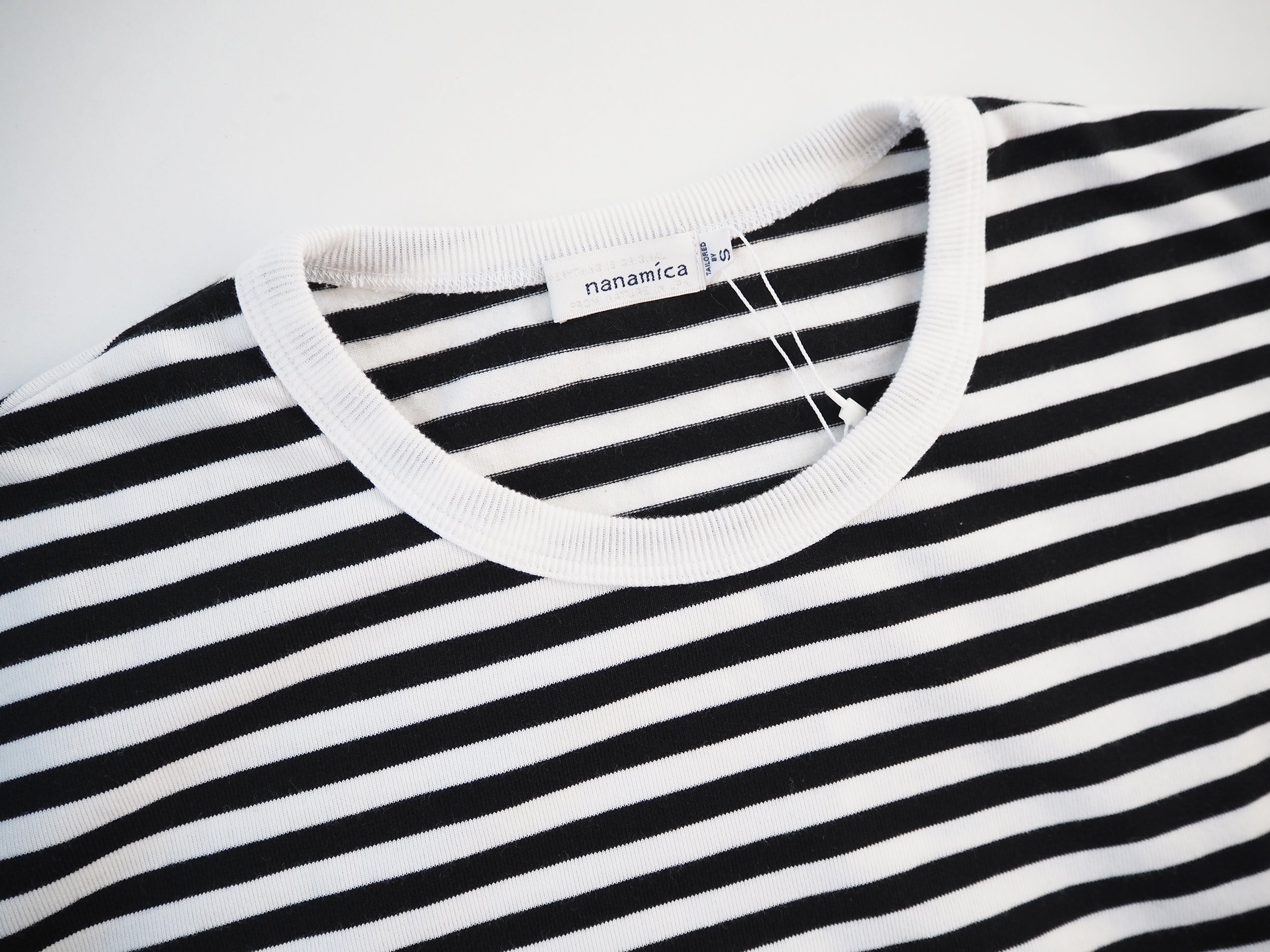 Coolmax Stripe Jersey Tee, Black x White