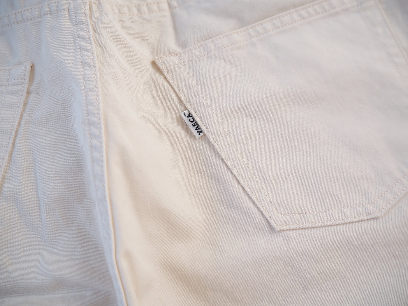 Wide tapered pants, Natural