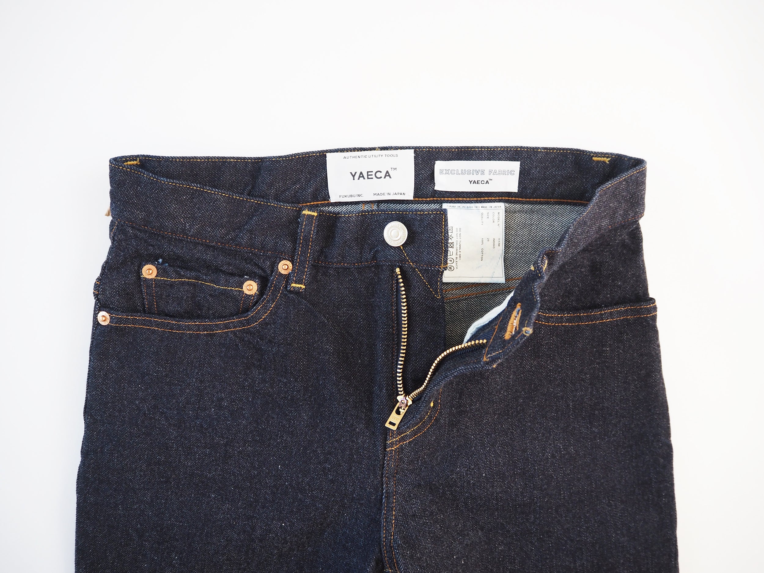Straight denim, Indigo
