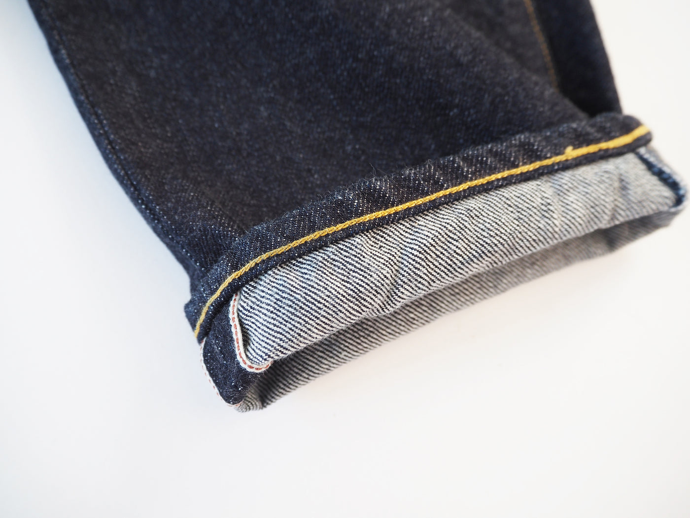 Wide tapered denim, Indigo