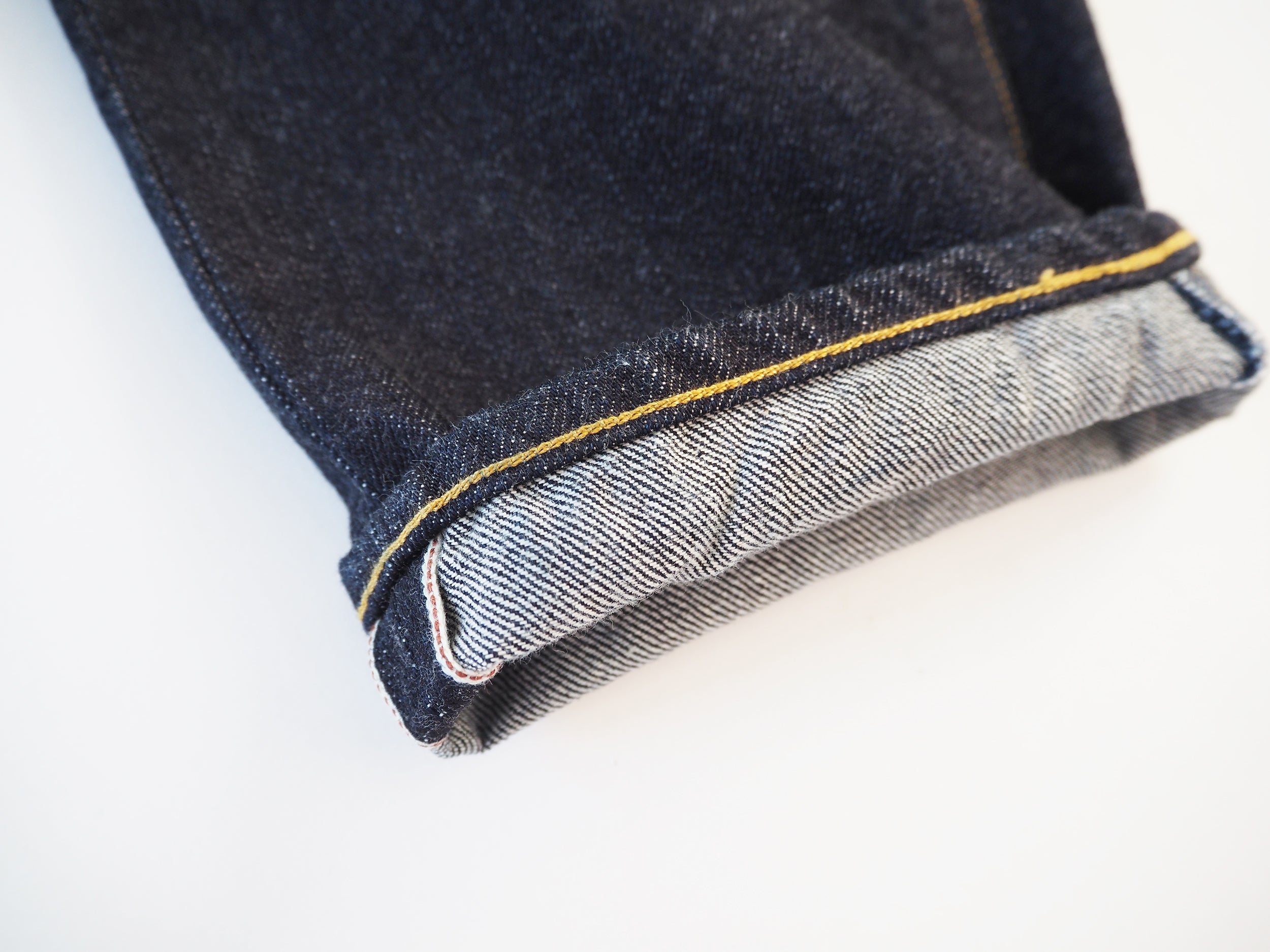 Wide tapered denim, Indigo