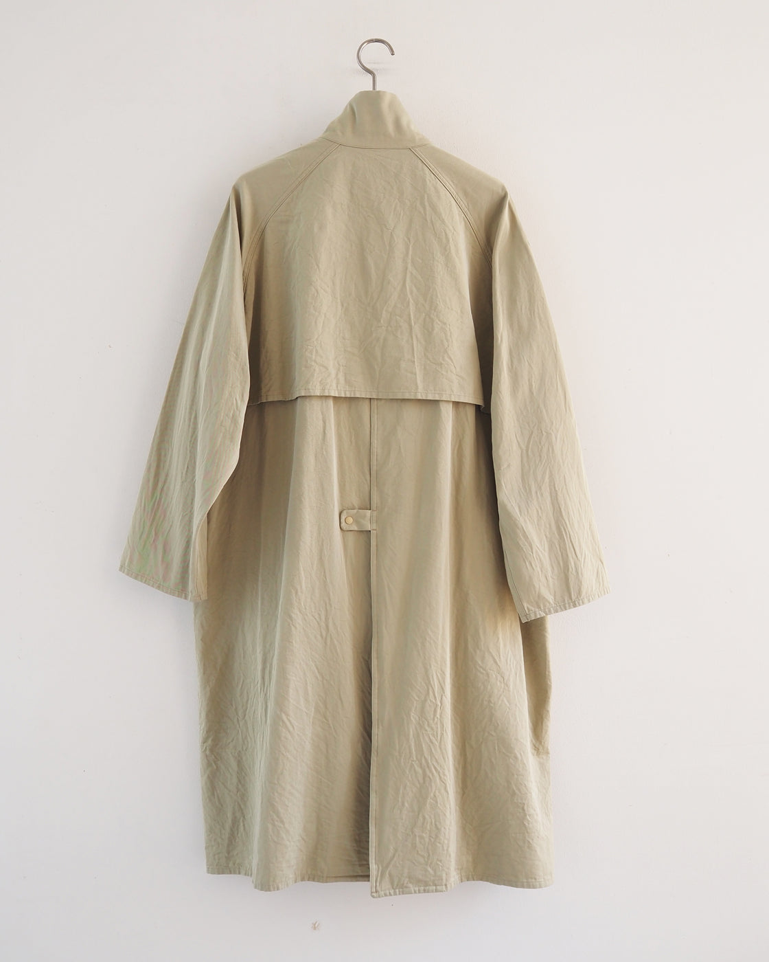 Zip coat stand collar, Beige