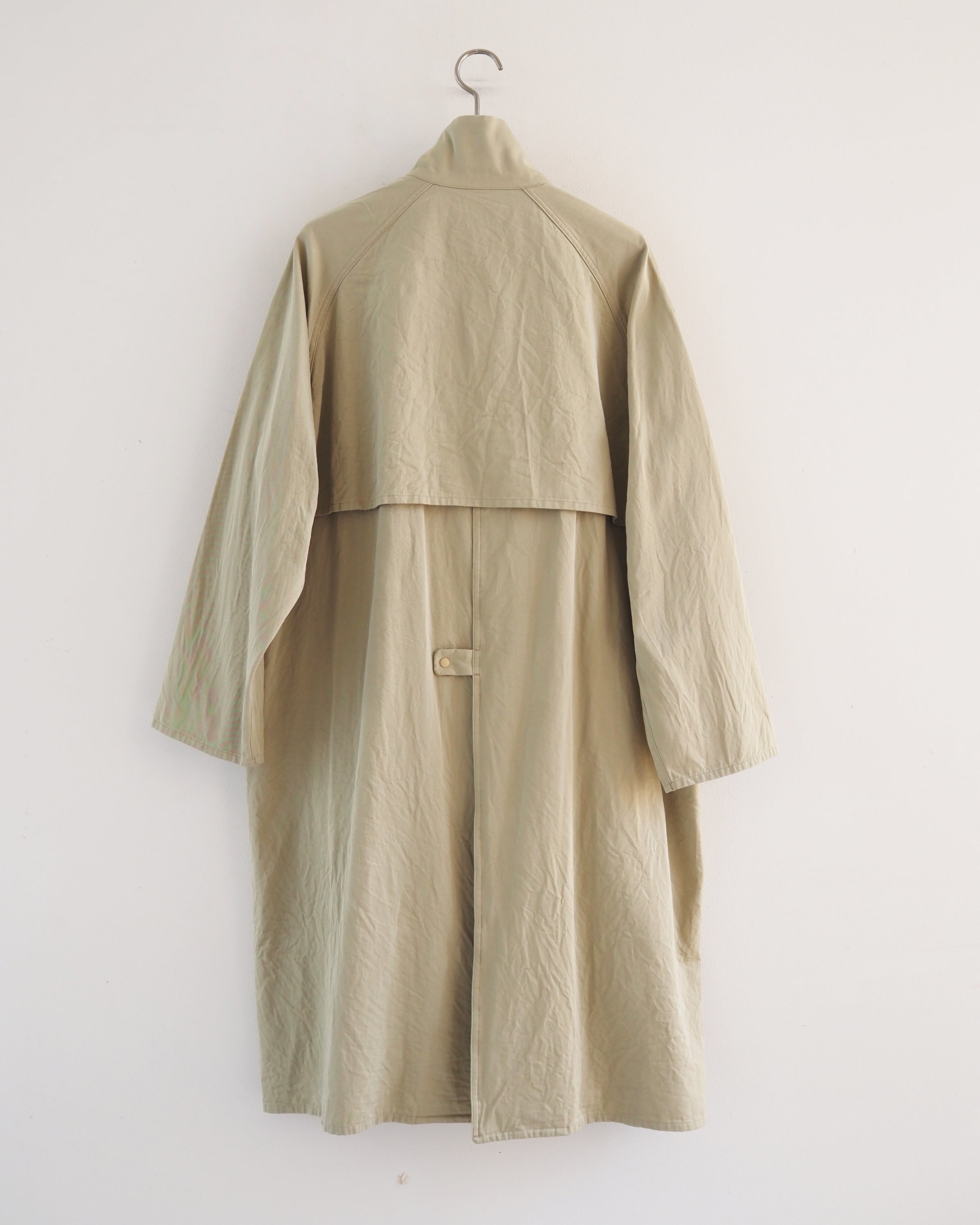 Zip coat stand collar, Beige