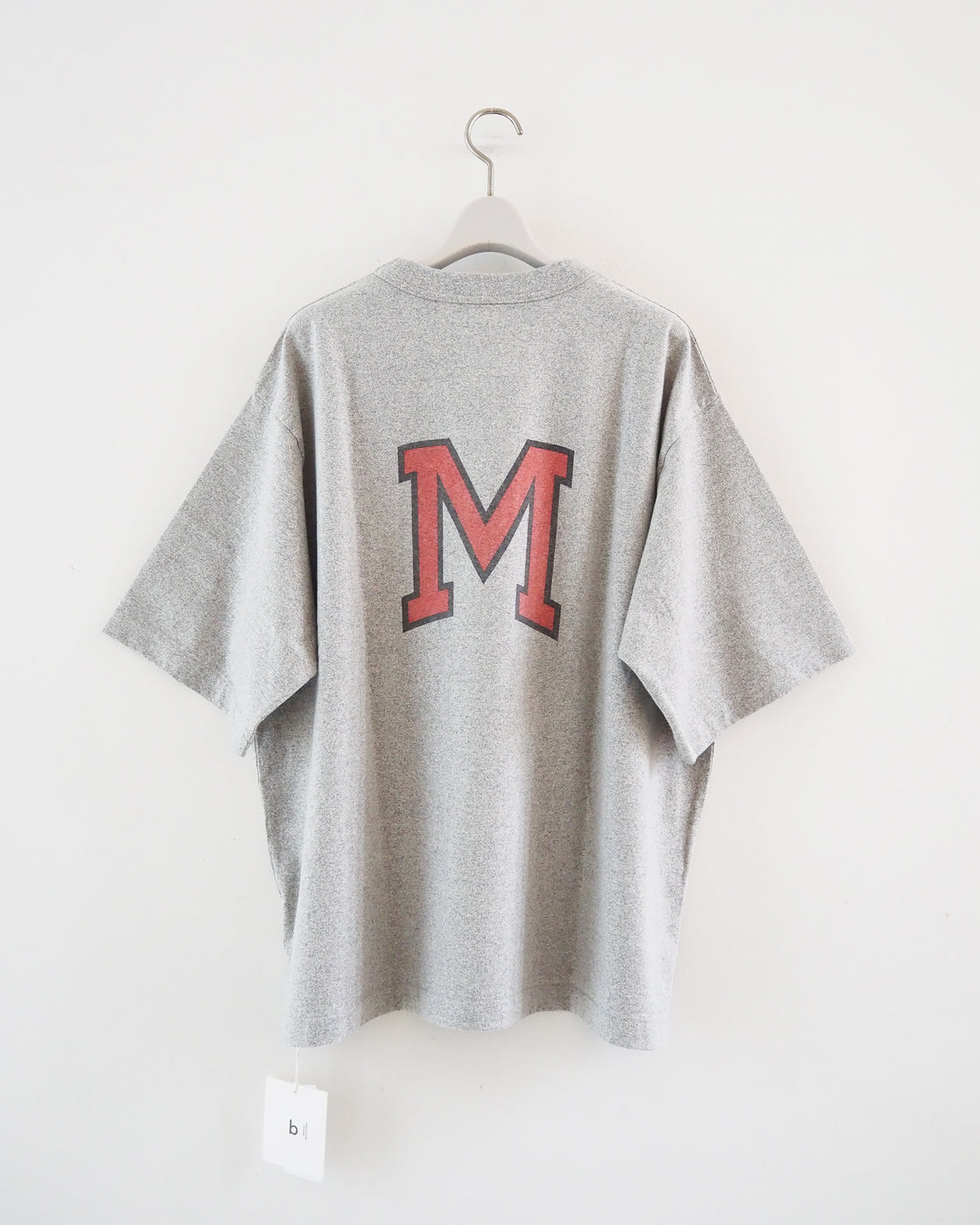 Cotton Rayon 88/12 Printed Tee, Heather Gray #A