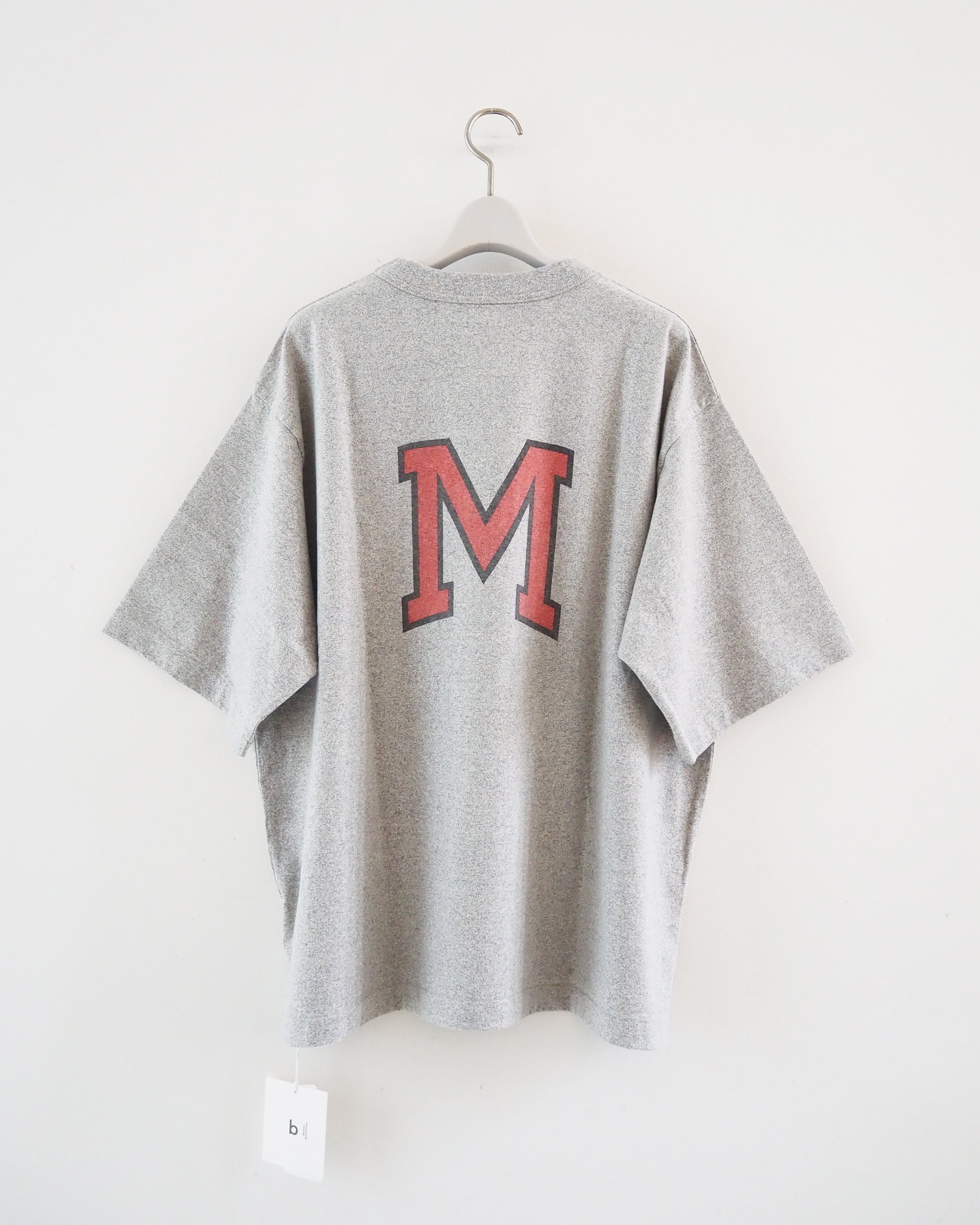 Cotton Rayon 88/12 Printed Tee, Heather Gray #A