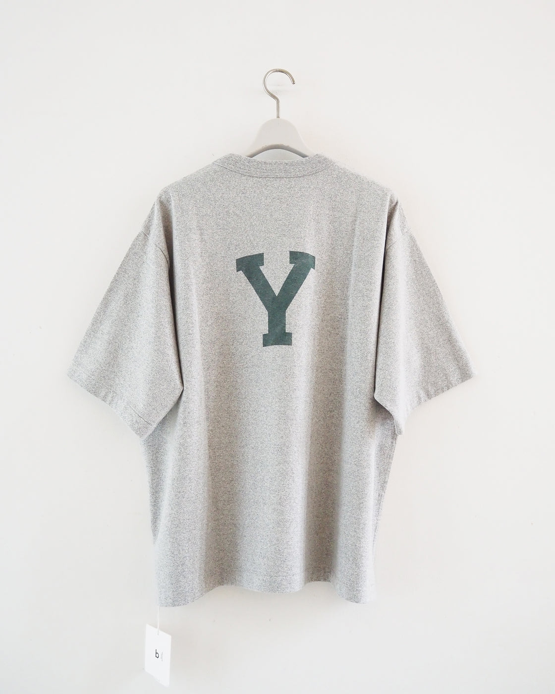 Cotton Rayon 88/12 Printed Tee, Heather Gray #B
