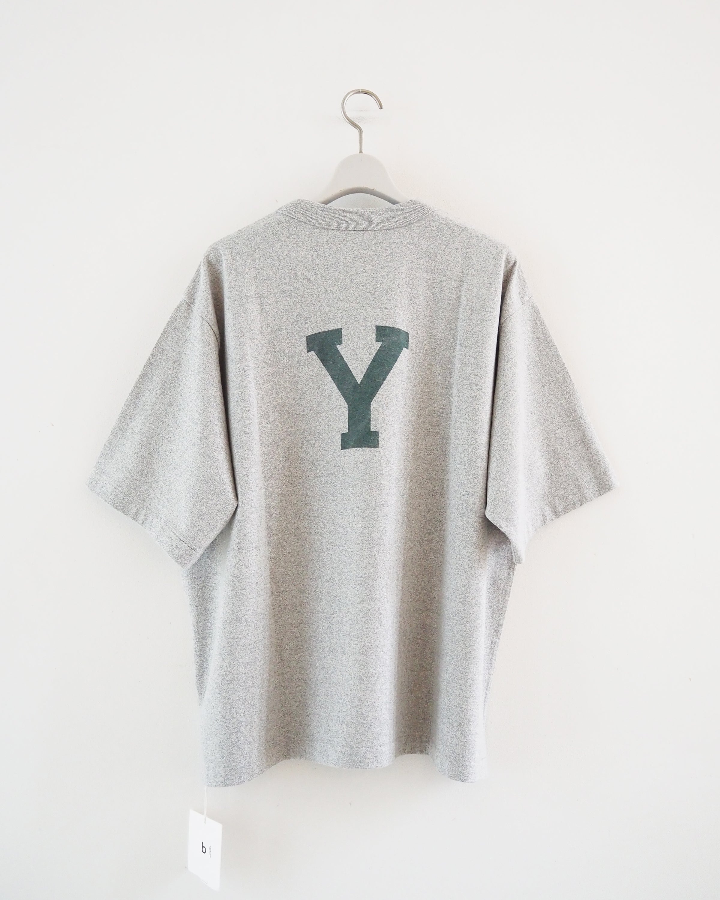 Cotton Rayon 88/12 Printed Tee, Heather Gray #B