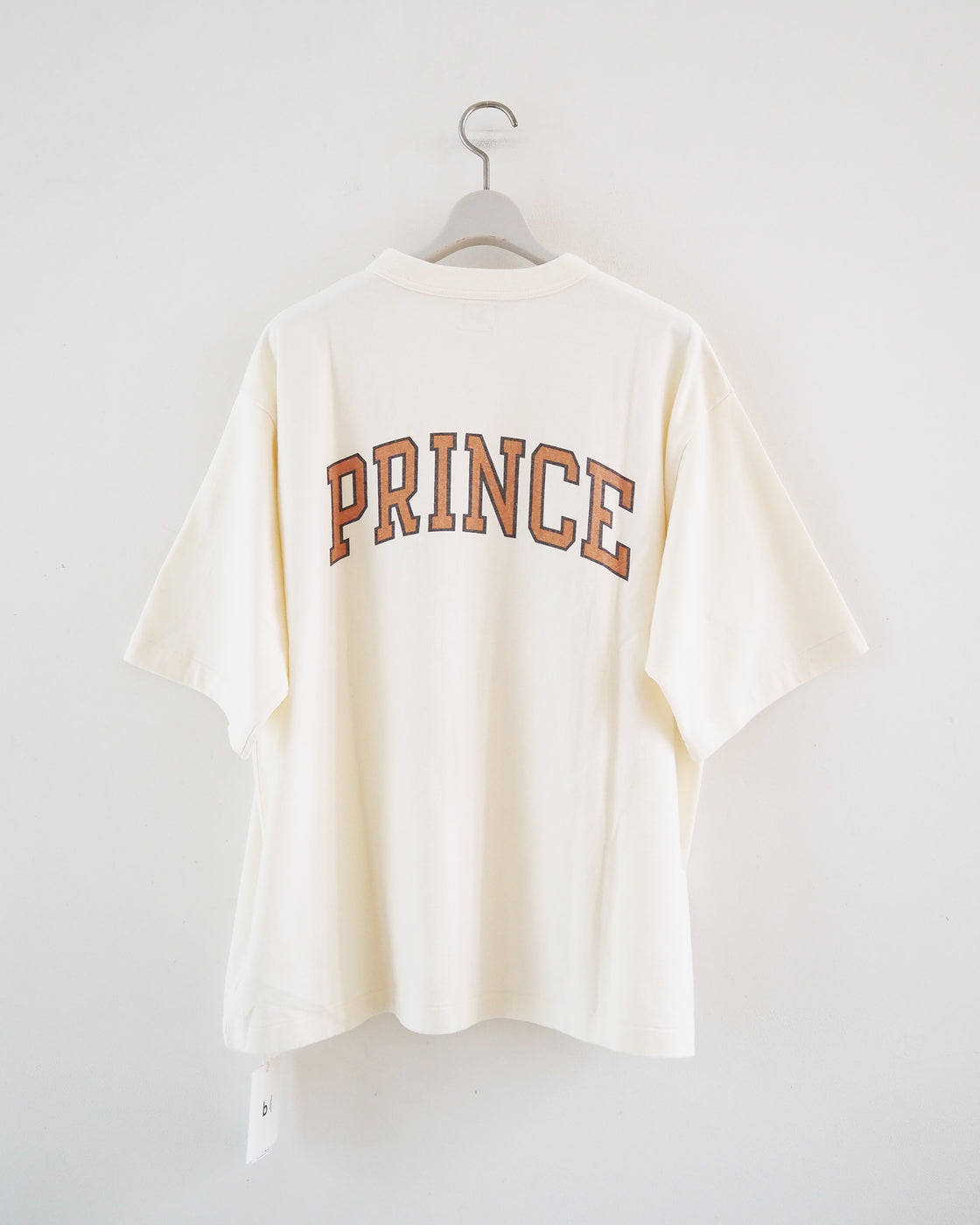 Cotton Rayon 88/12 Printed Tee, Ivory #C