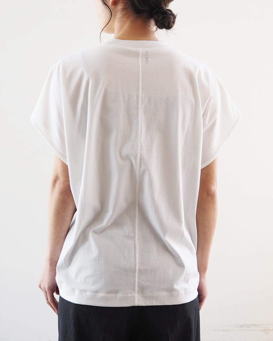 Drop Shoulder Top, White