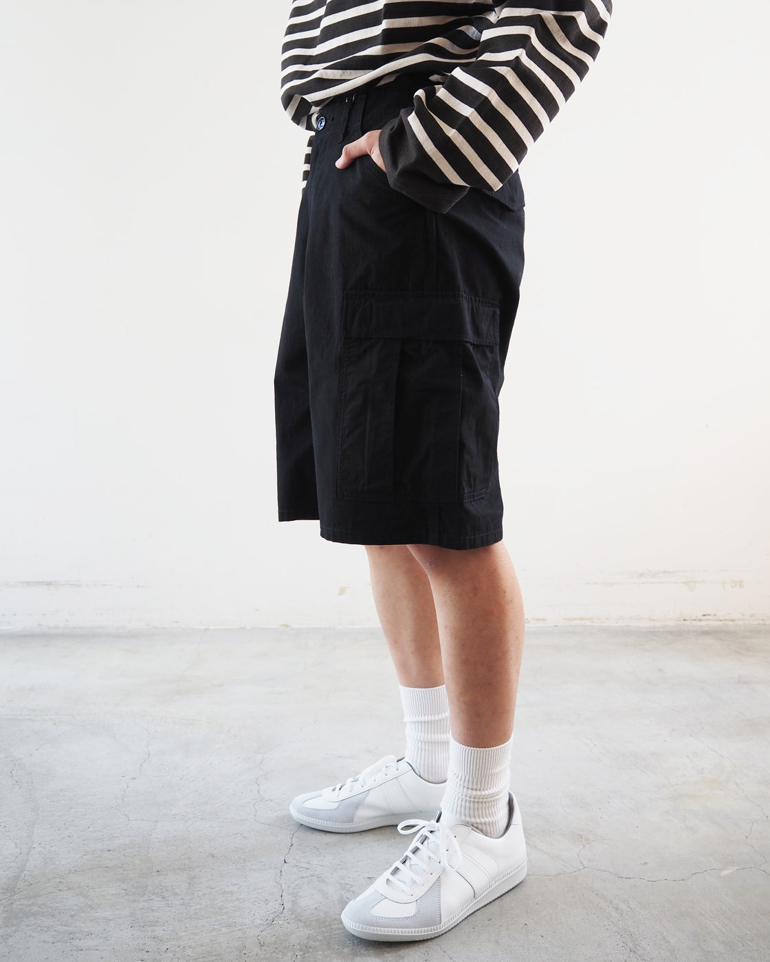 nanamica Cargo shorts, Black