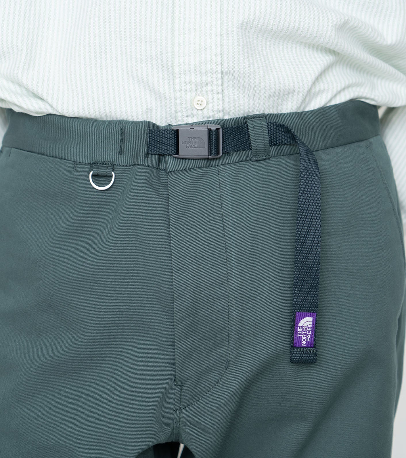 Stretch twill tapered pants, Vintage Green