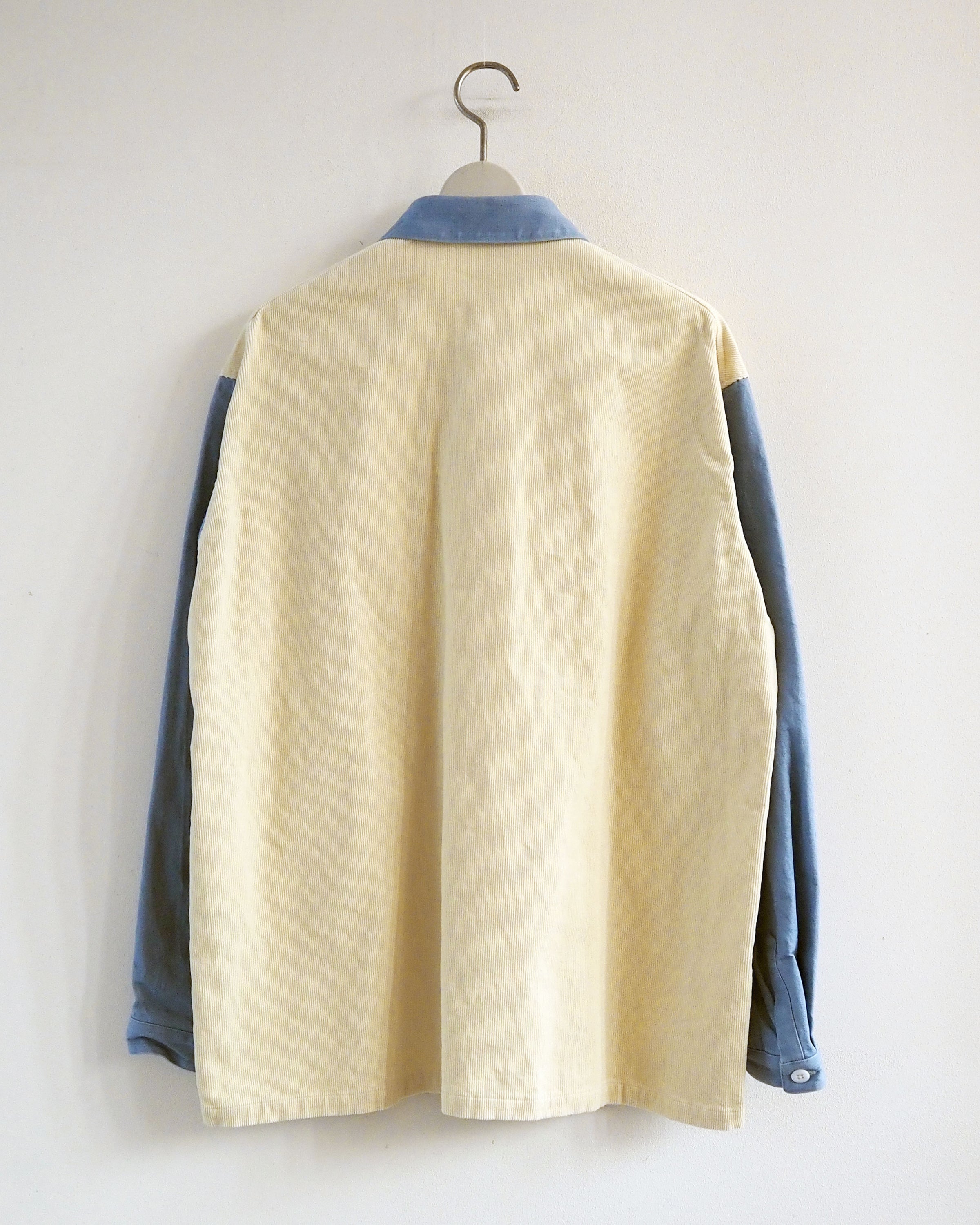 DENIM×Corduroy Shirts, White