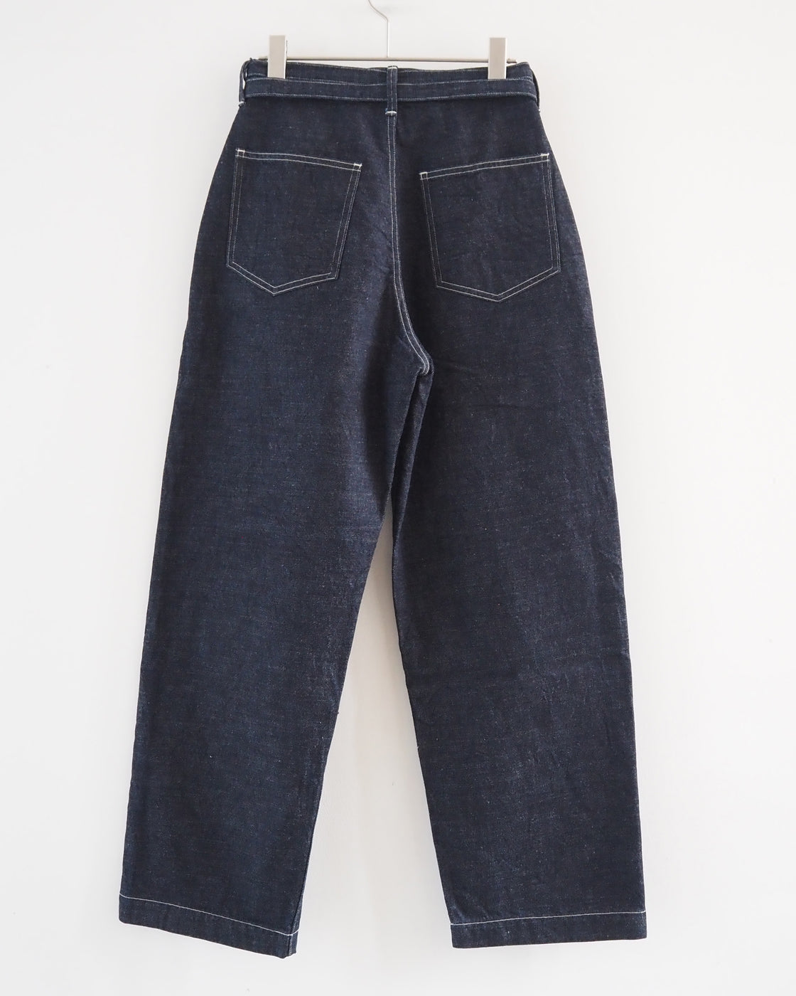 12.9oz Selvage Denim Narrow-belt Pants, Indigo