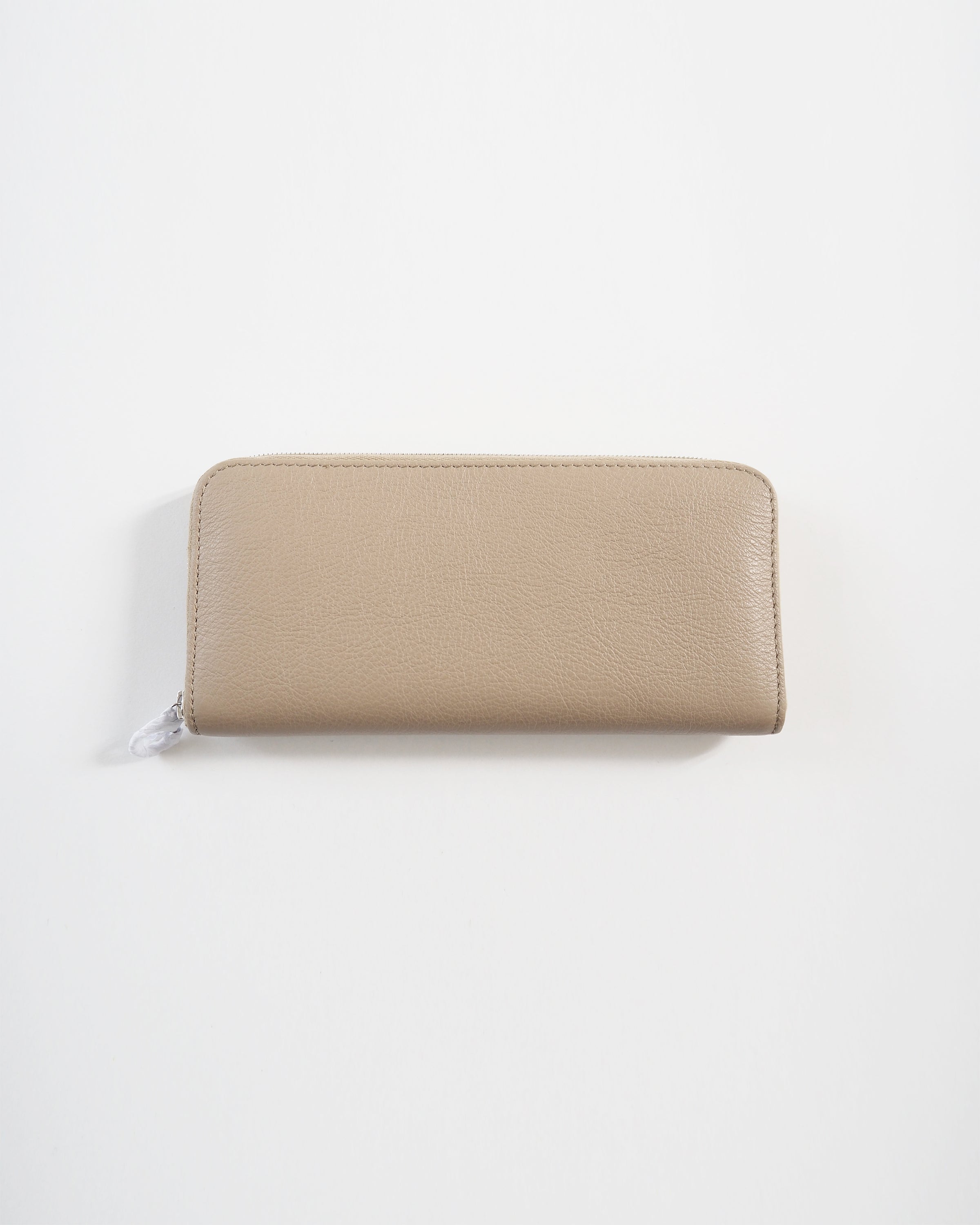 Round wallet, Gray Beige