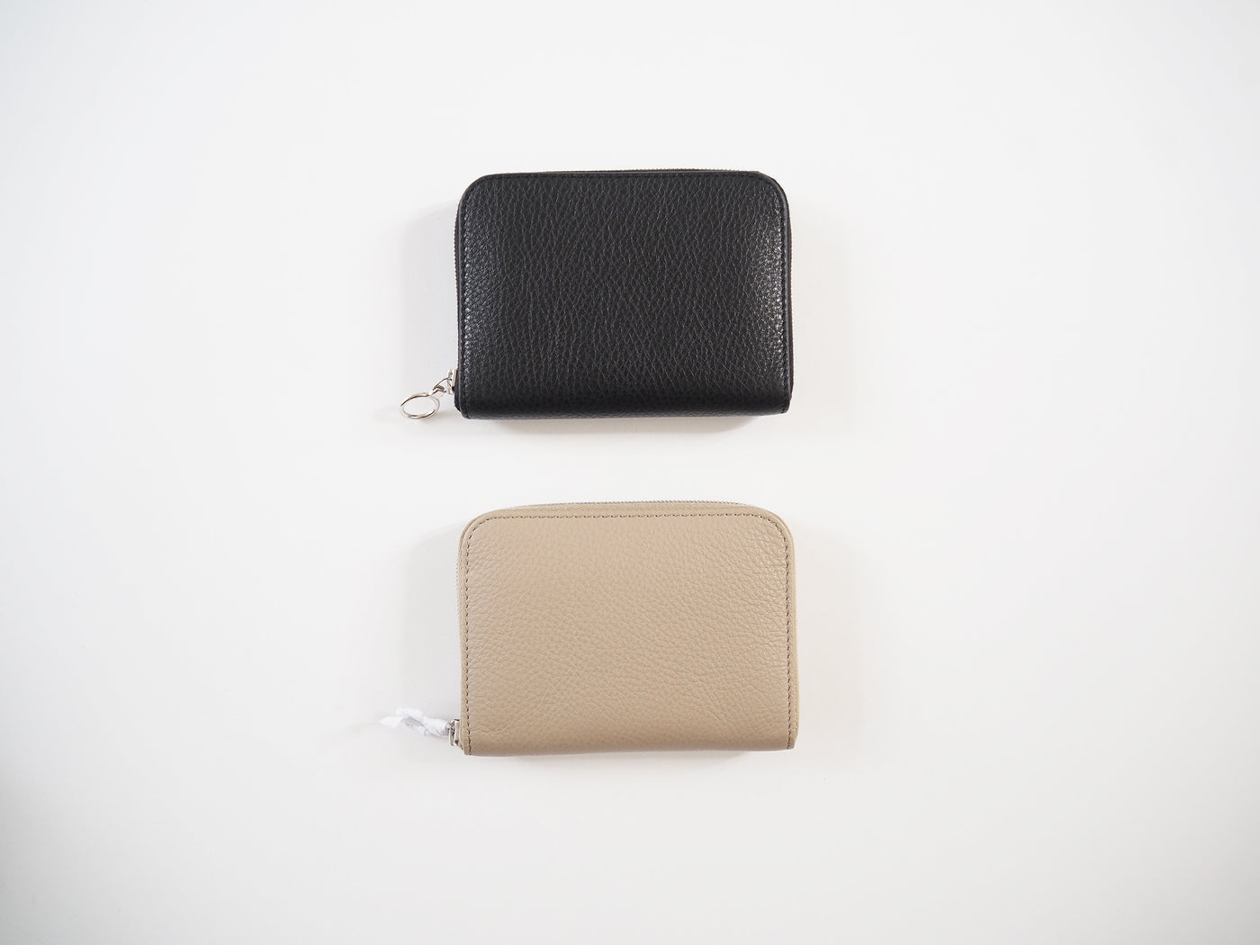 Round wallet, Gray Beige