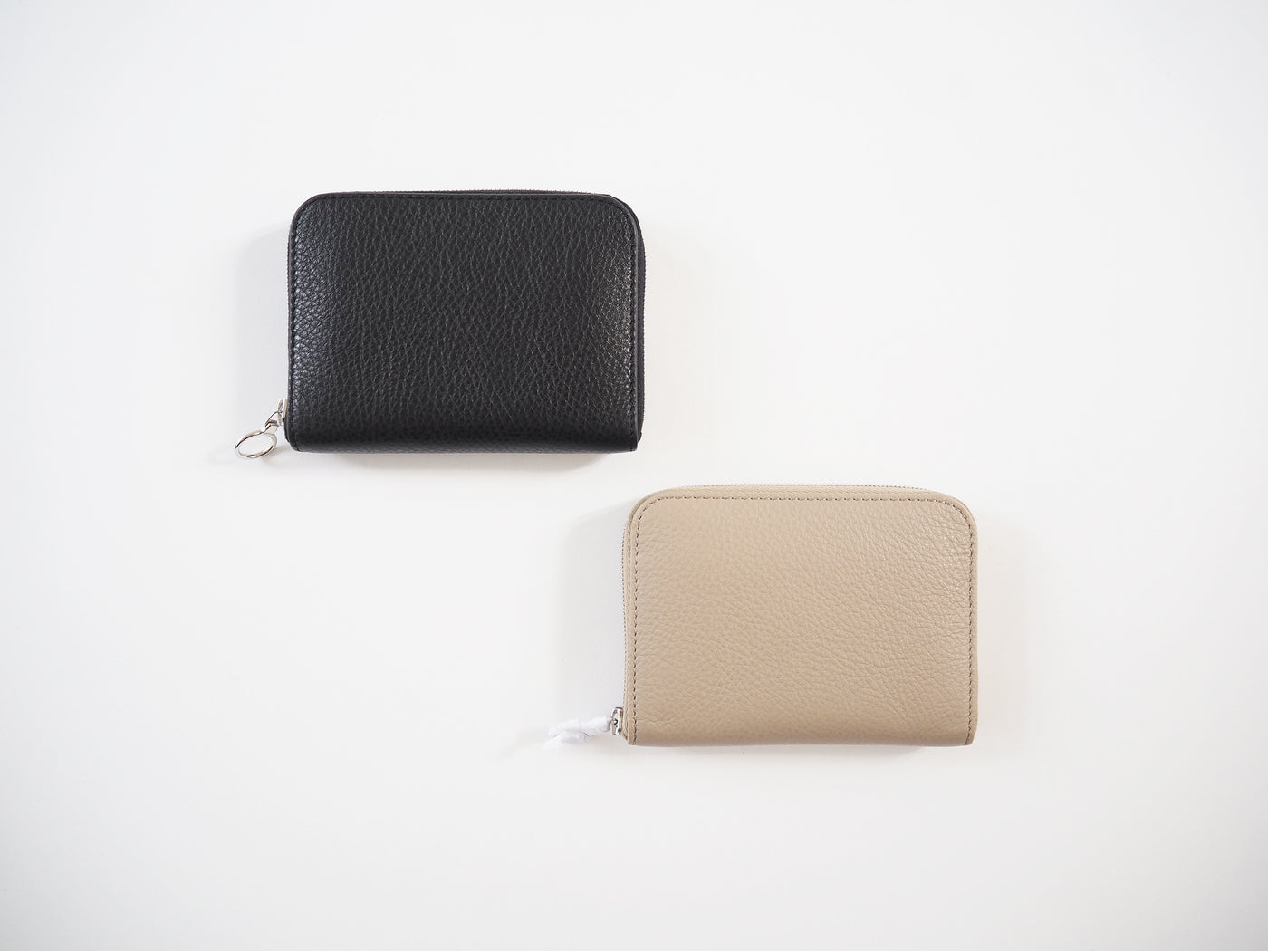Round wallet, Black