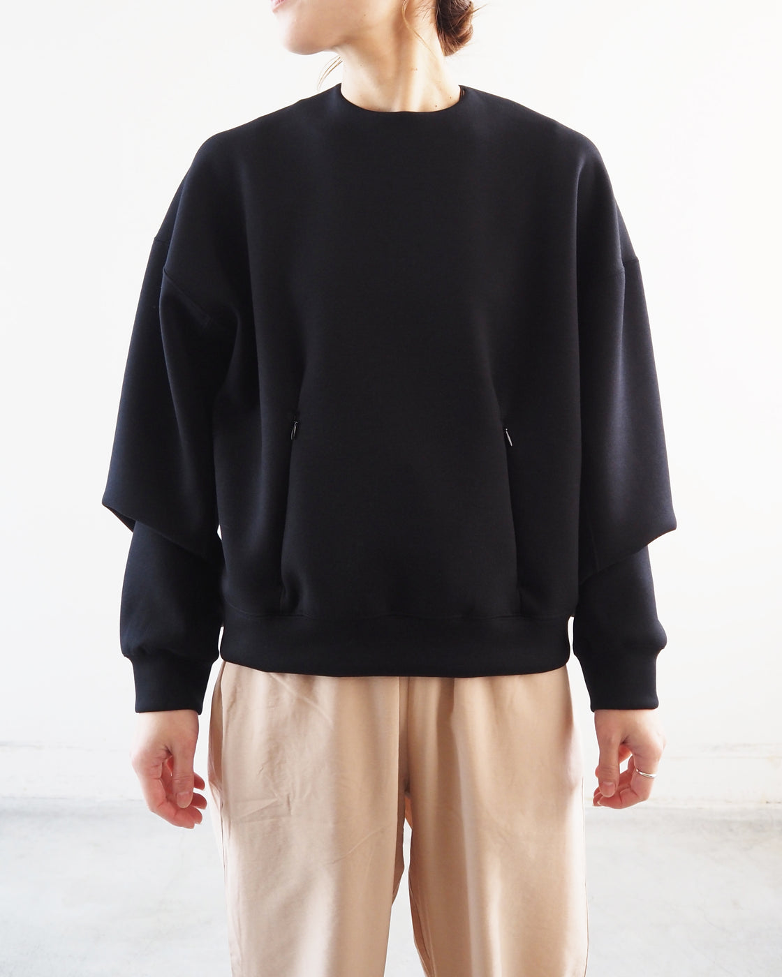 Pocket pullover shirt, Black