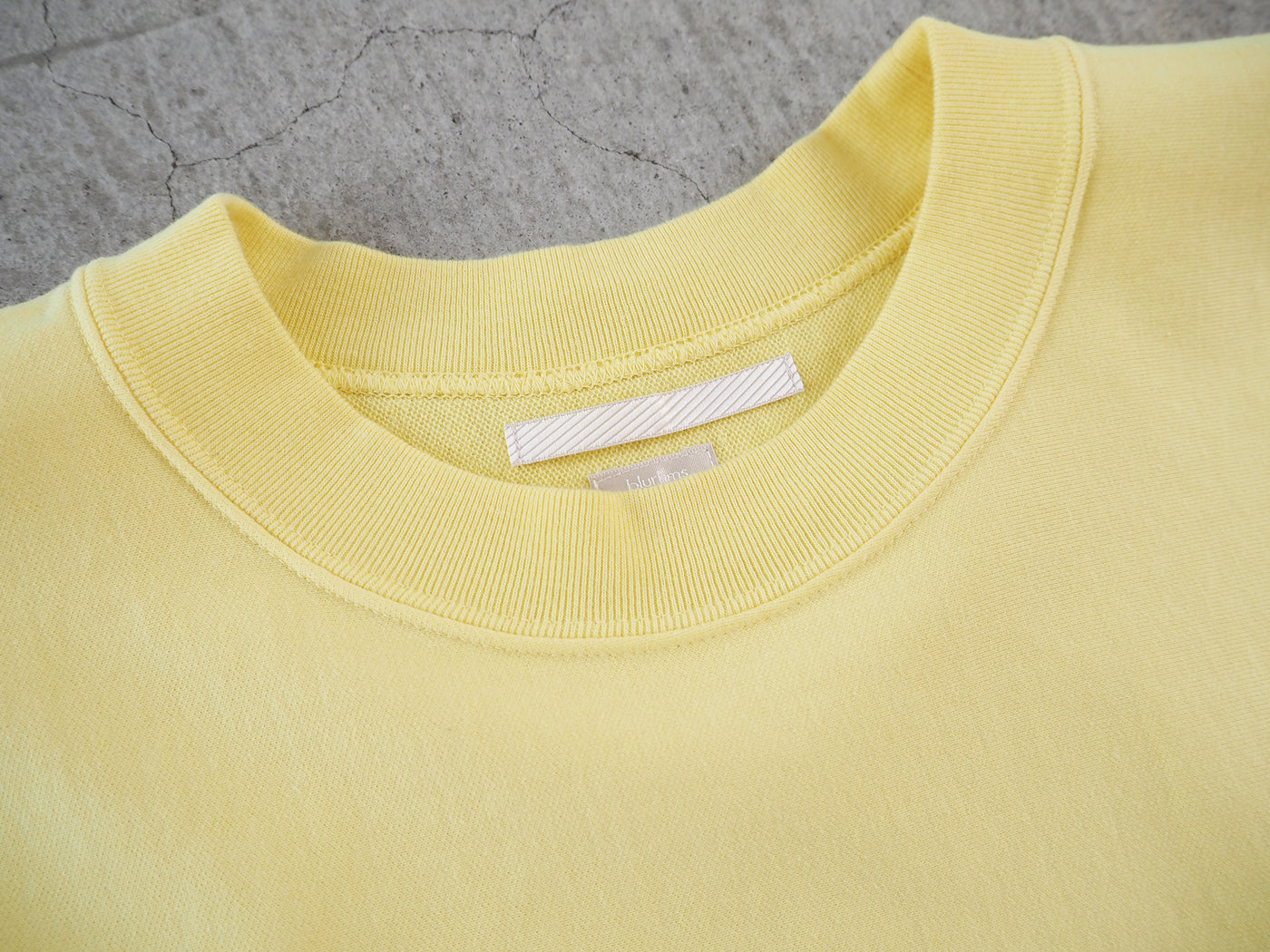 Light Sweat Crew Neck Pullover, Yellow