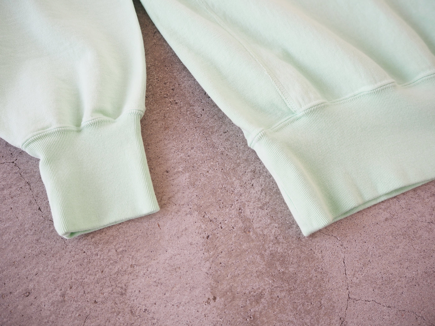 Light Sweat Crew Neck Pullover, Pale Green