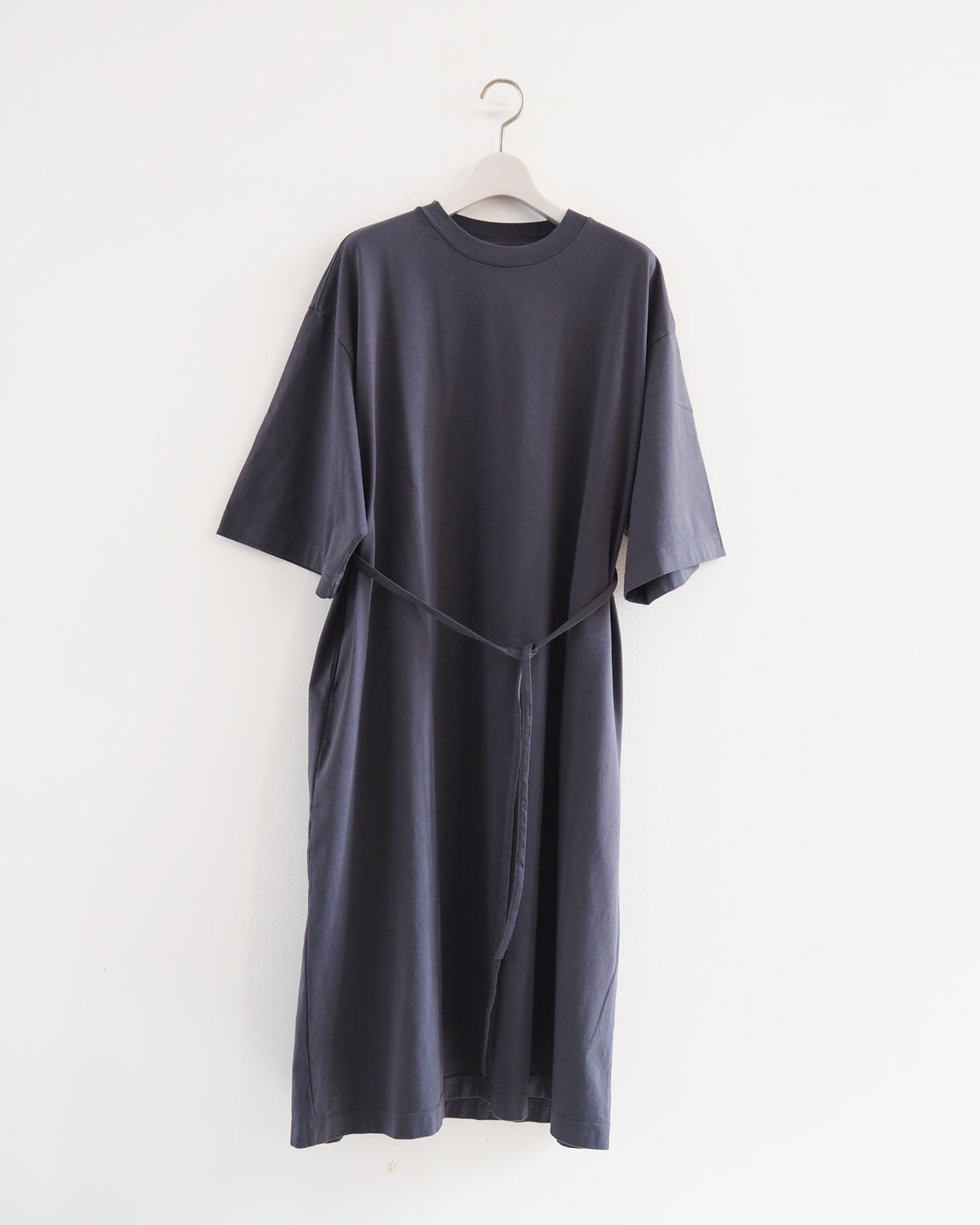 high gauge plating Dress, Charcoal