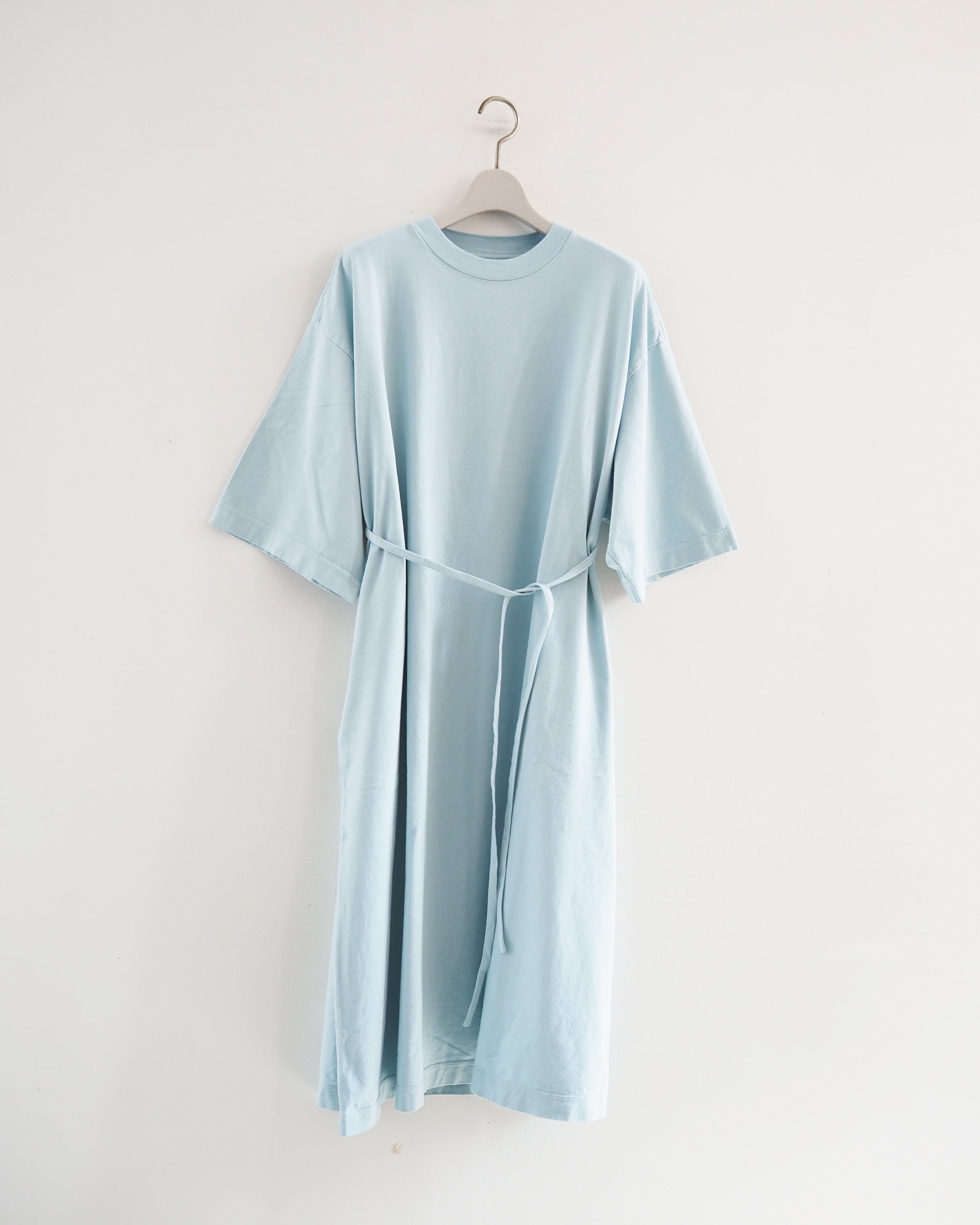 high gauge plating Dress, Mint Blue