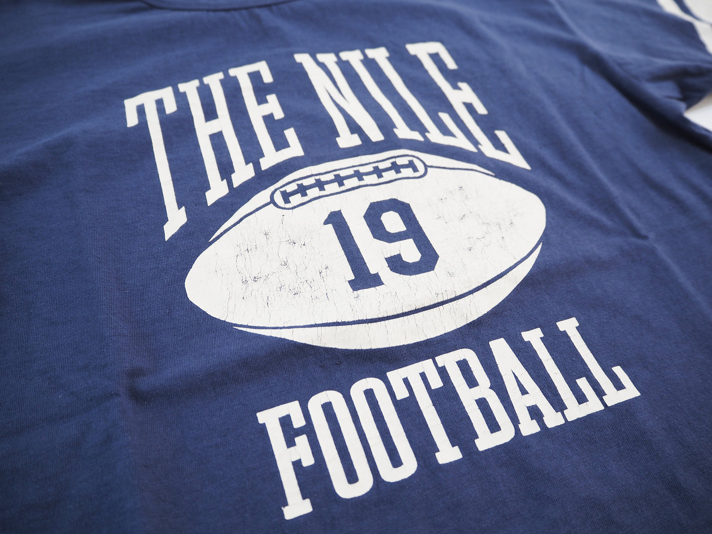 Football Short-Sleeved Tee Shirt, Navy