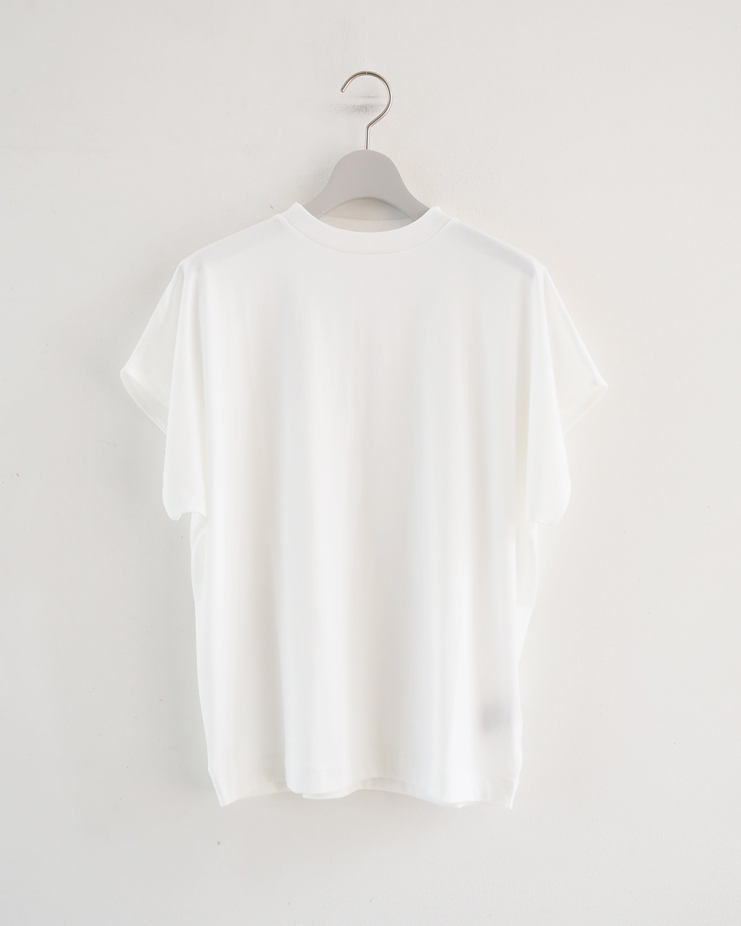 Drop Shoulder Top, White