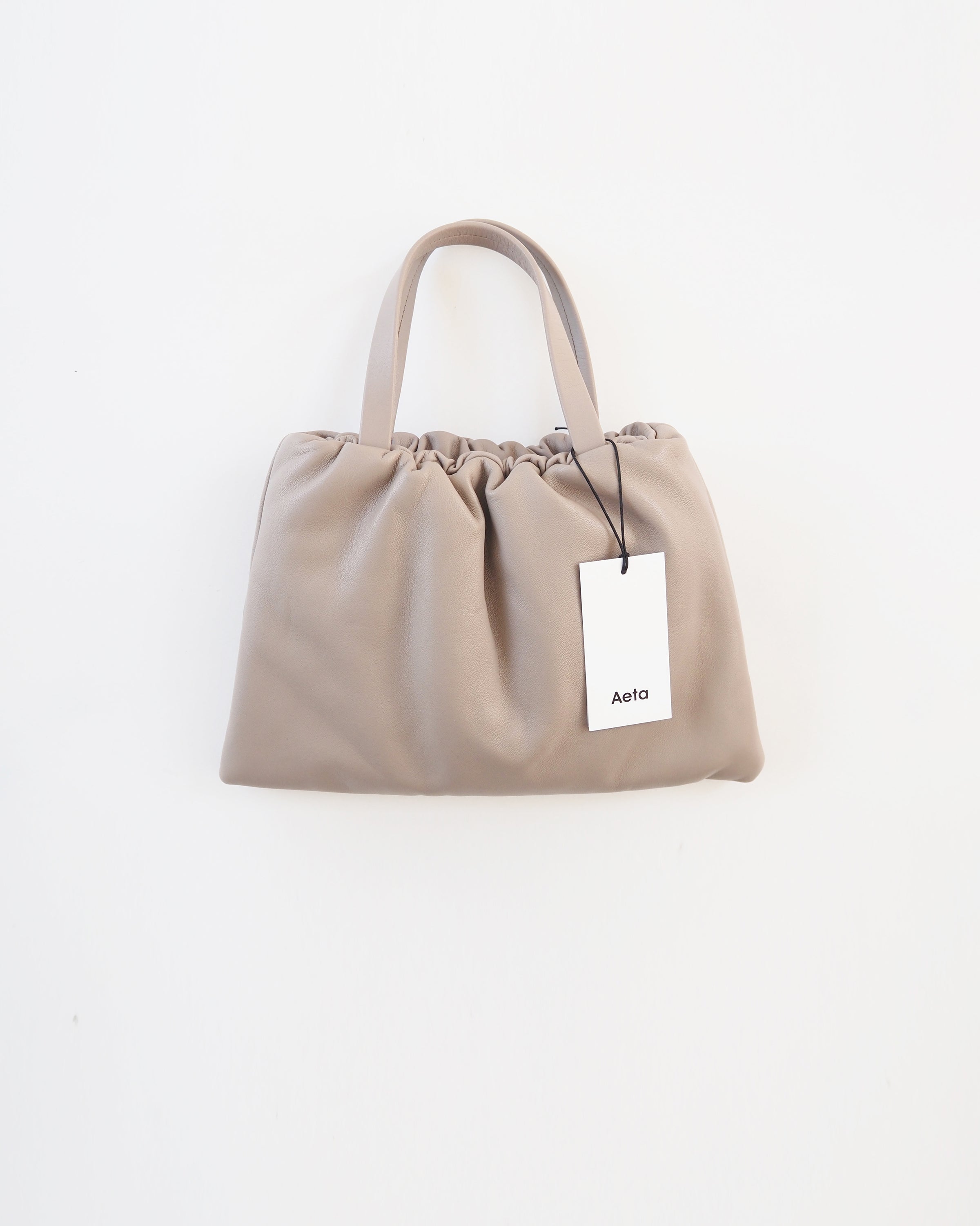 Elastic tote, Gray Beige