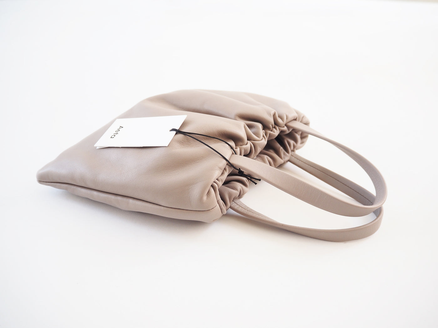 Elastic tote, Gray Beige