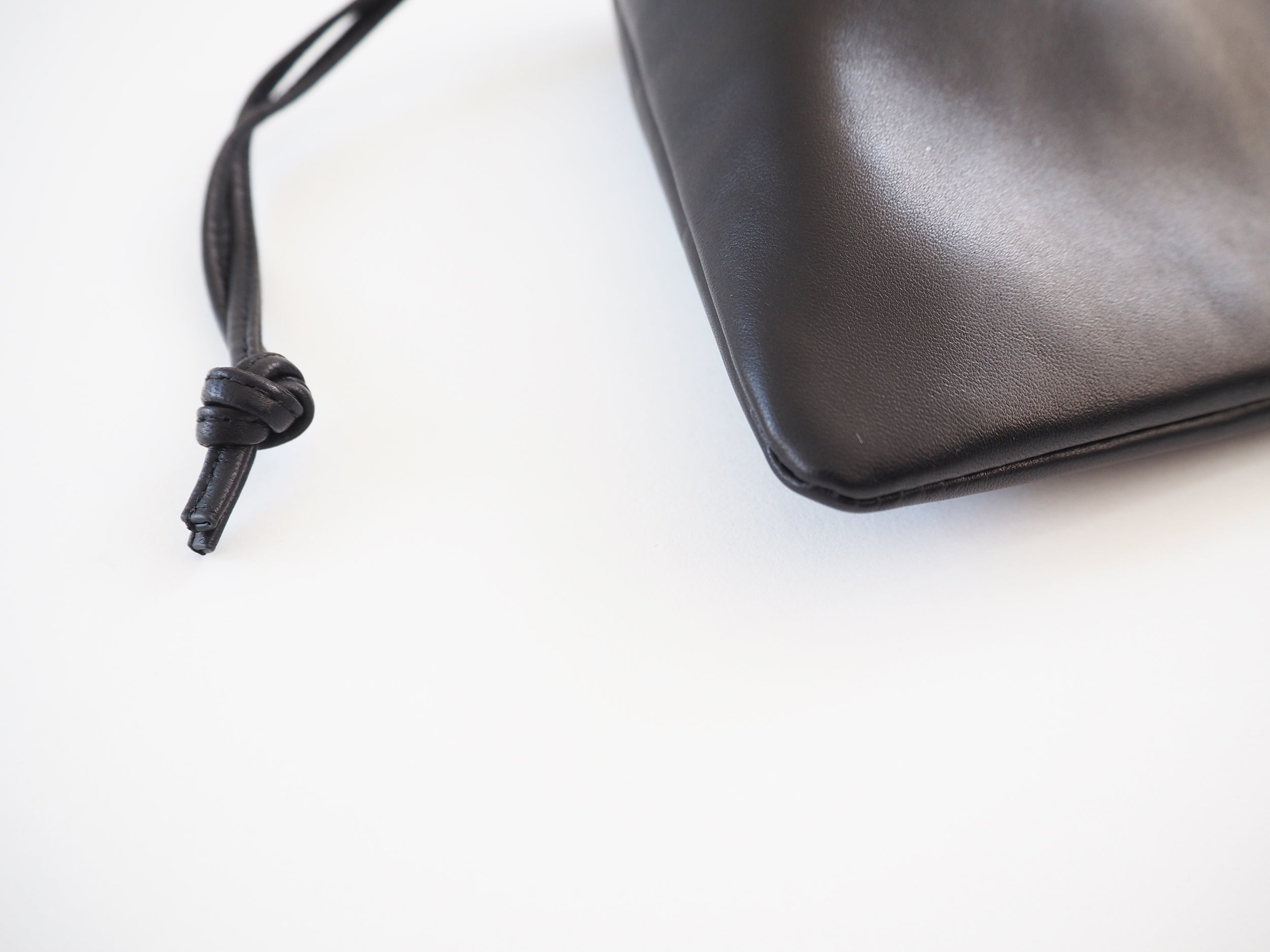 Drawstring pouch, Black